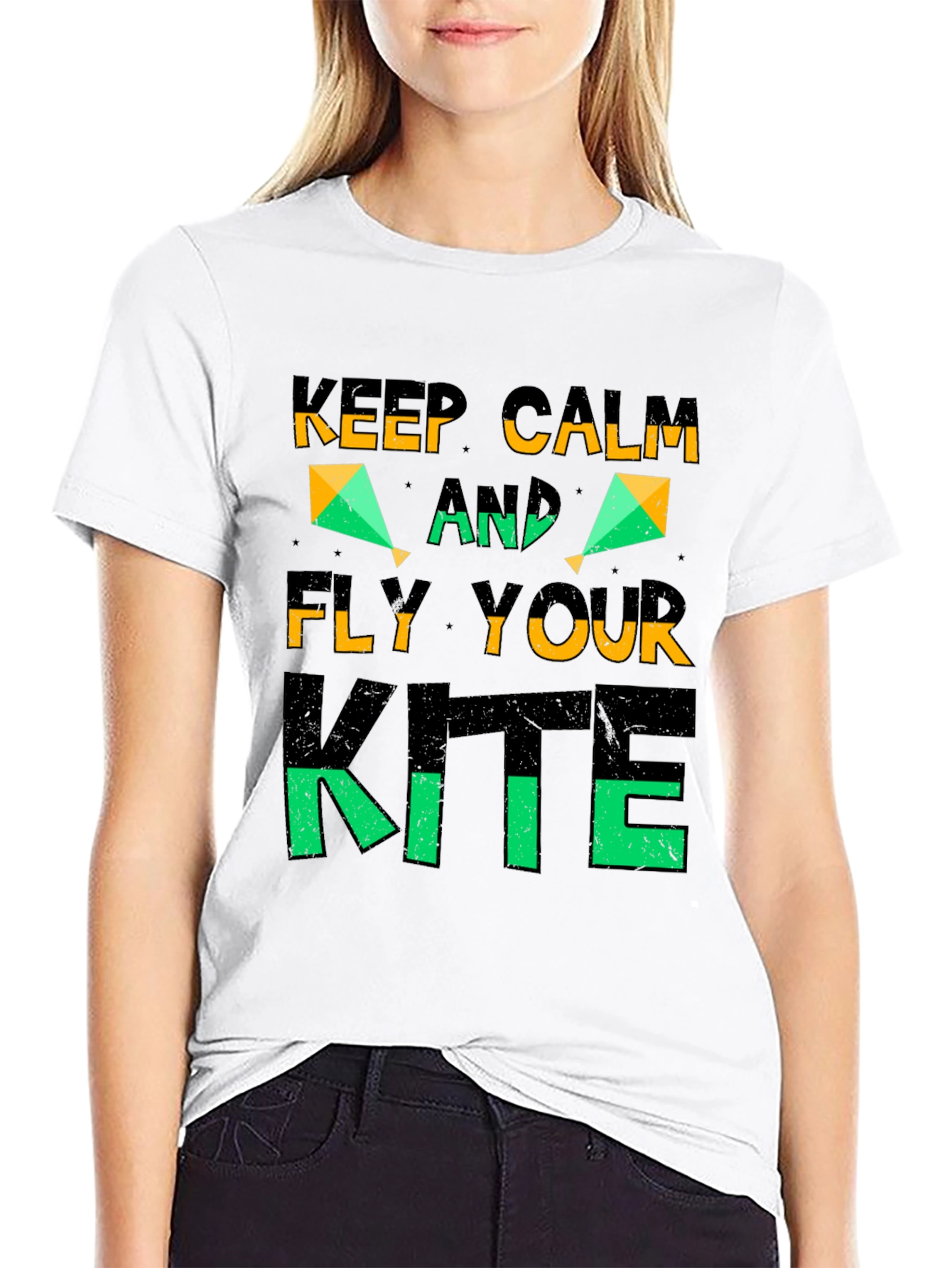 Keep Calm and Fly Your Kite Graphic Tee