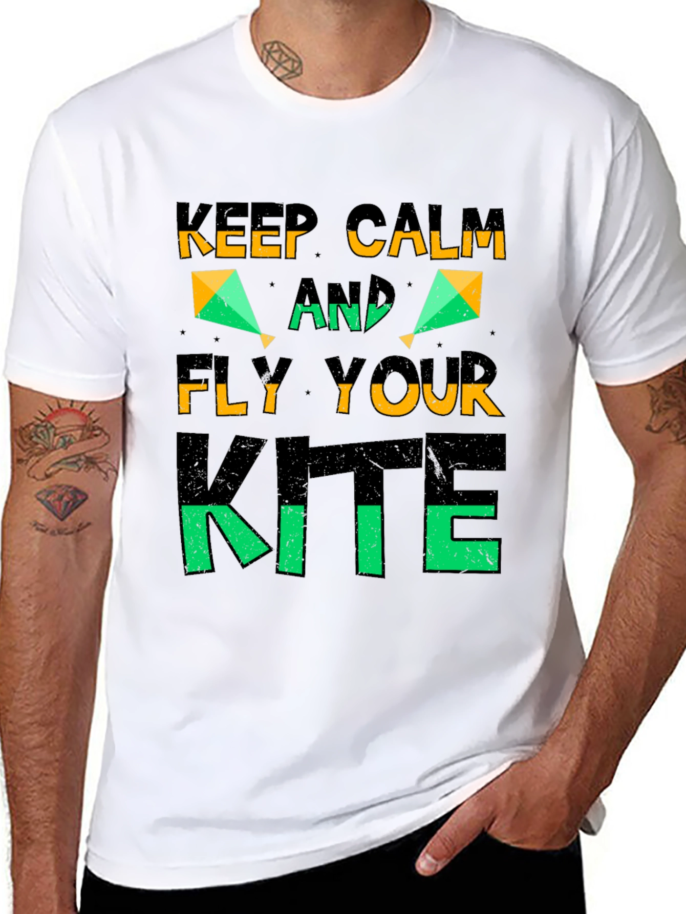 Keep Calm and Fly Your Kite Graphic Tee