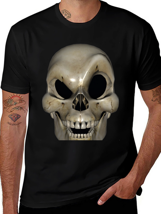 Skull Graphic T-Shirt - Bold Halloween Style