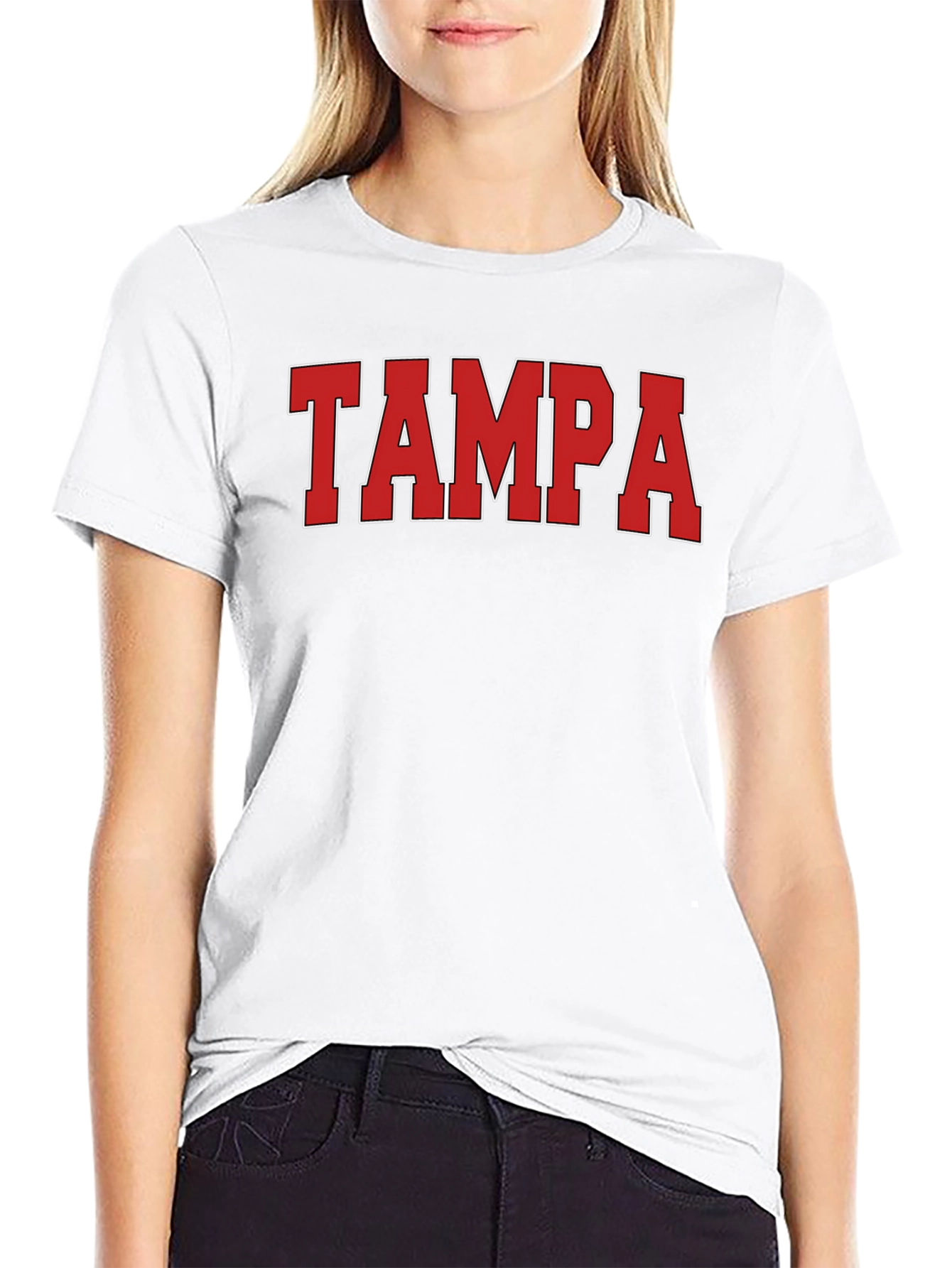 Tampa City Pride T-Shirt - Bold Red Graphic Tee