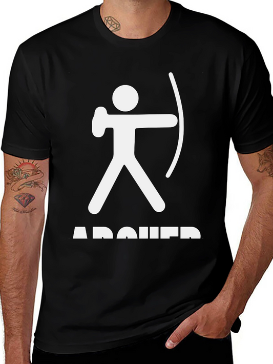 Archer Graphic T-Shirt - Black