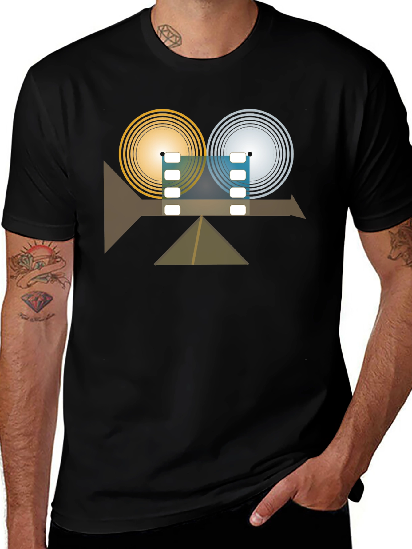 Retro Film Camera Graphic T-Shirt