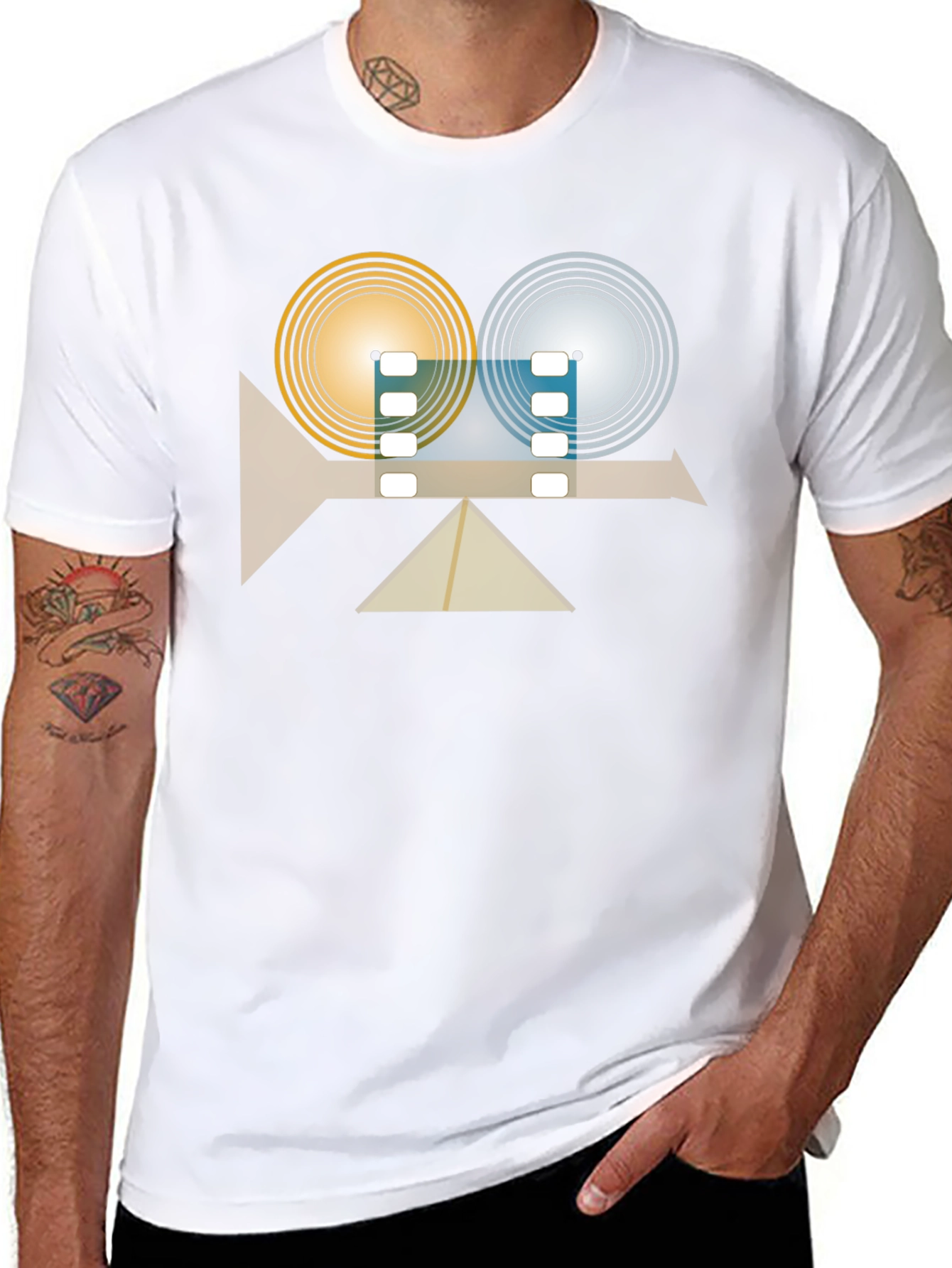 Retro Film Camera Graphic T-Shirt
