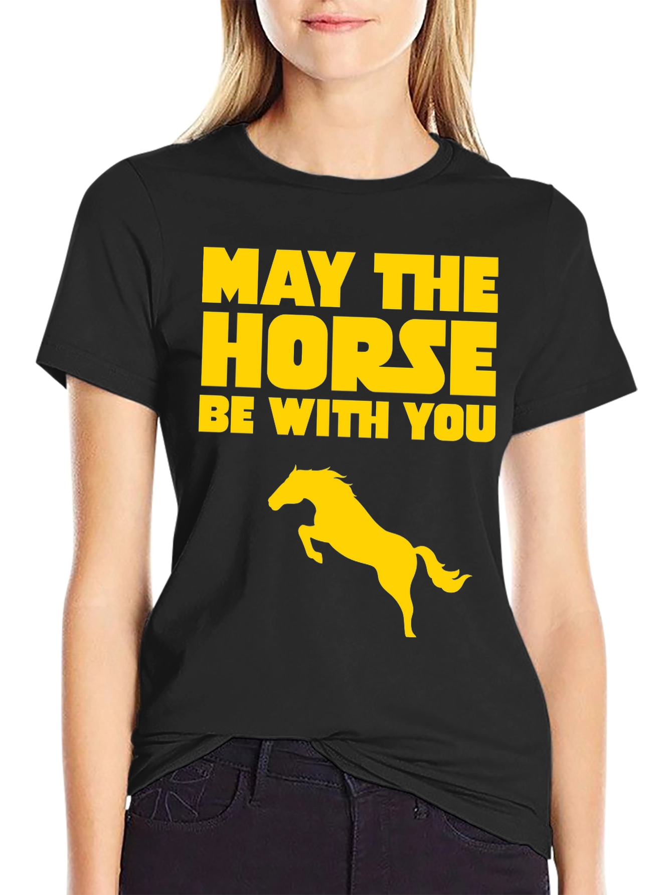 May The Horse Be With You Graphic Tee