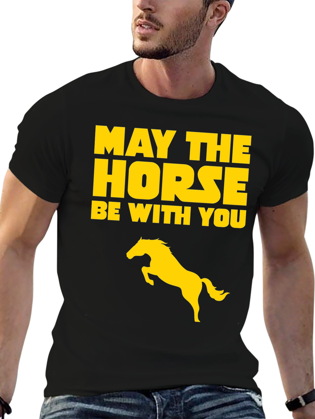 May The Horse Be With You Graphic Tee