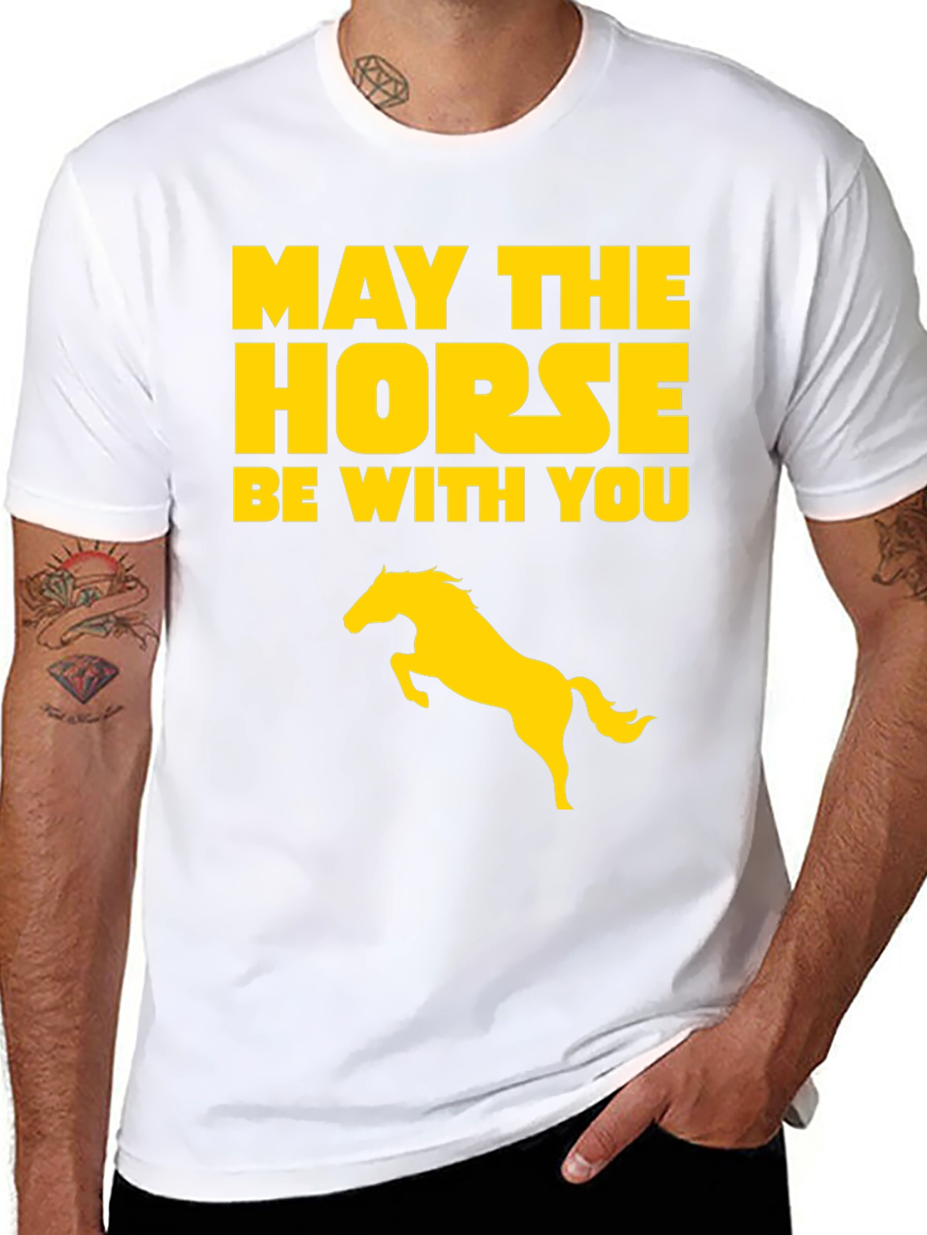 May The Horse Be With You Graphic Tee