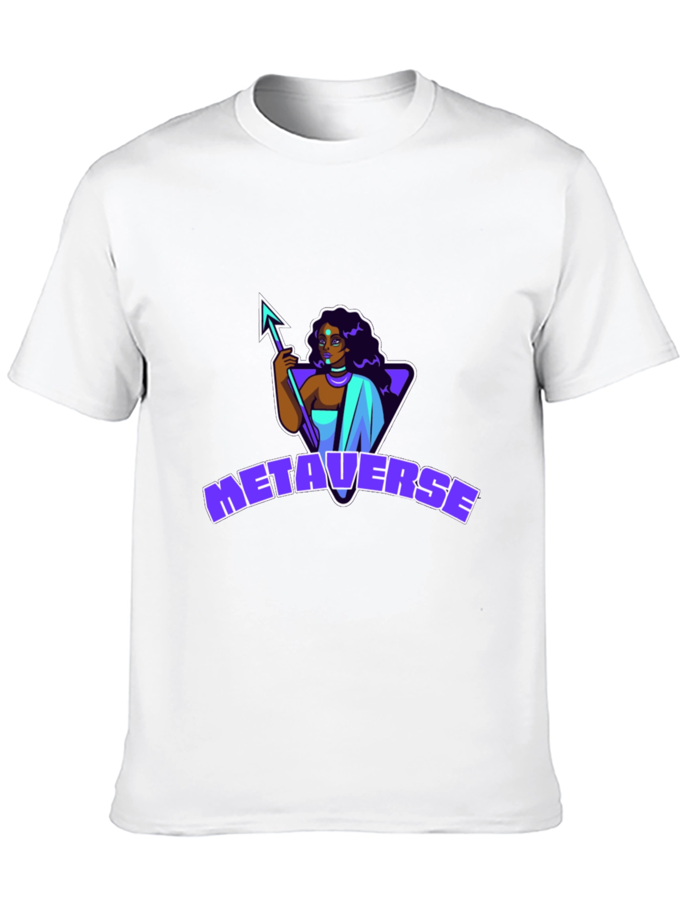Metaverse Graphic Black T-Shirt