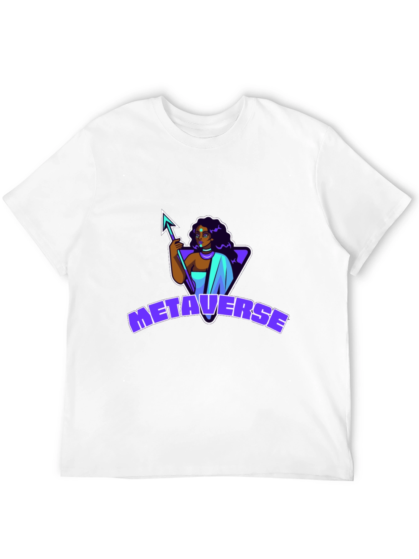 Metaverse Graphic Black T-Shirt