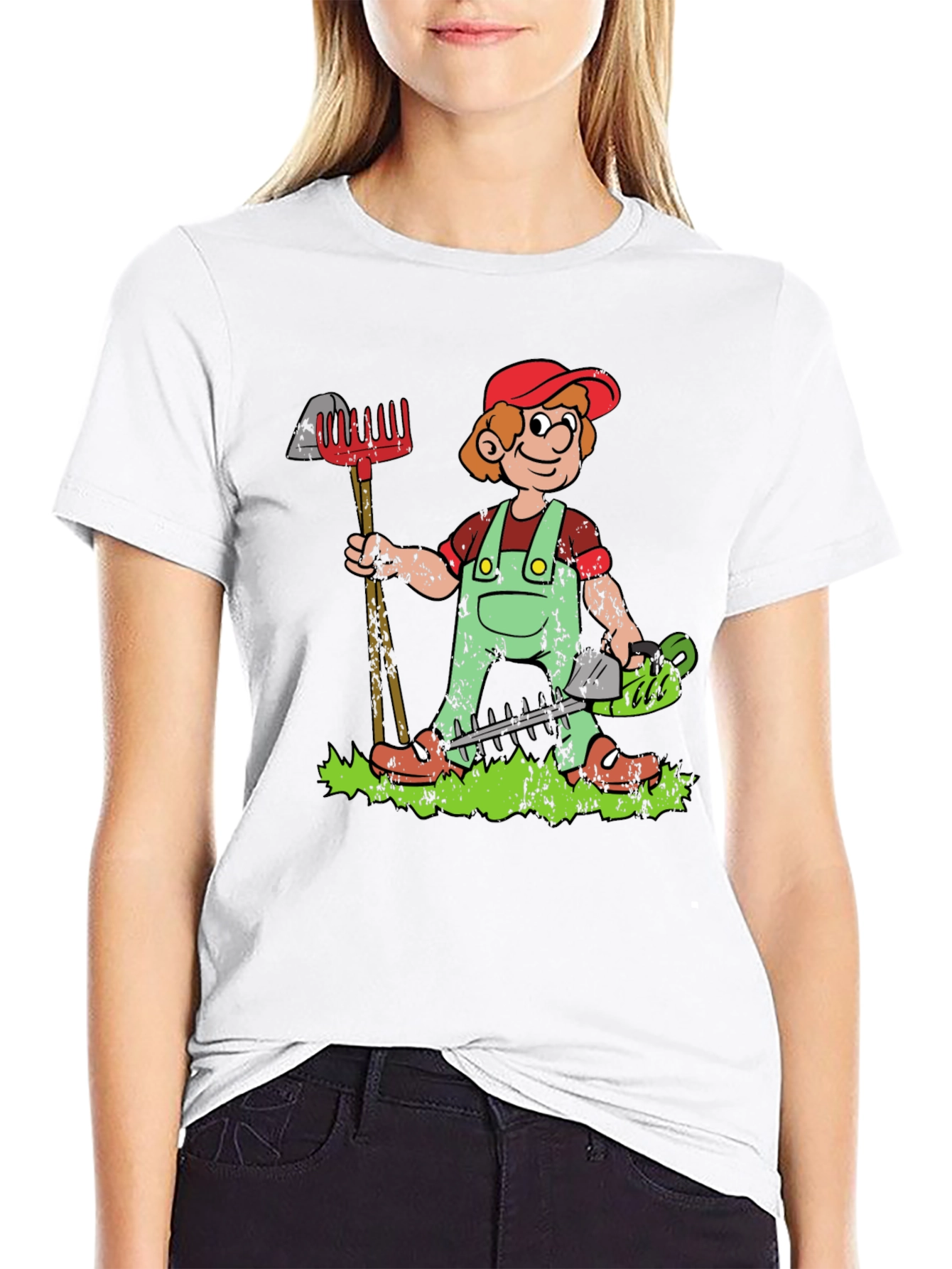 Gardener Cartoon Graphic Tee