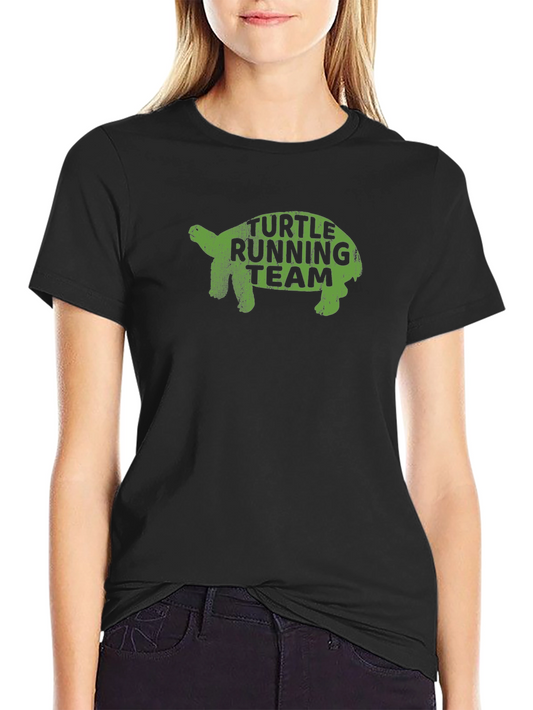 Turtle Running Team Black T-Shirt