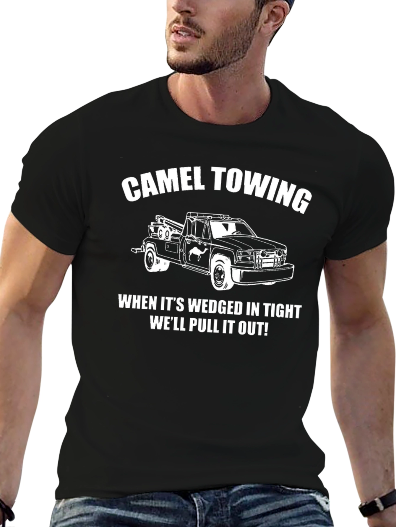 Camel Towing Funny Graphic Tee