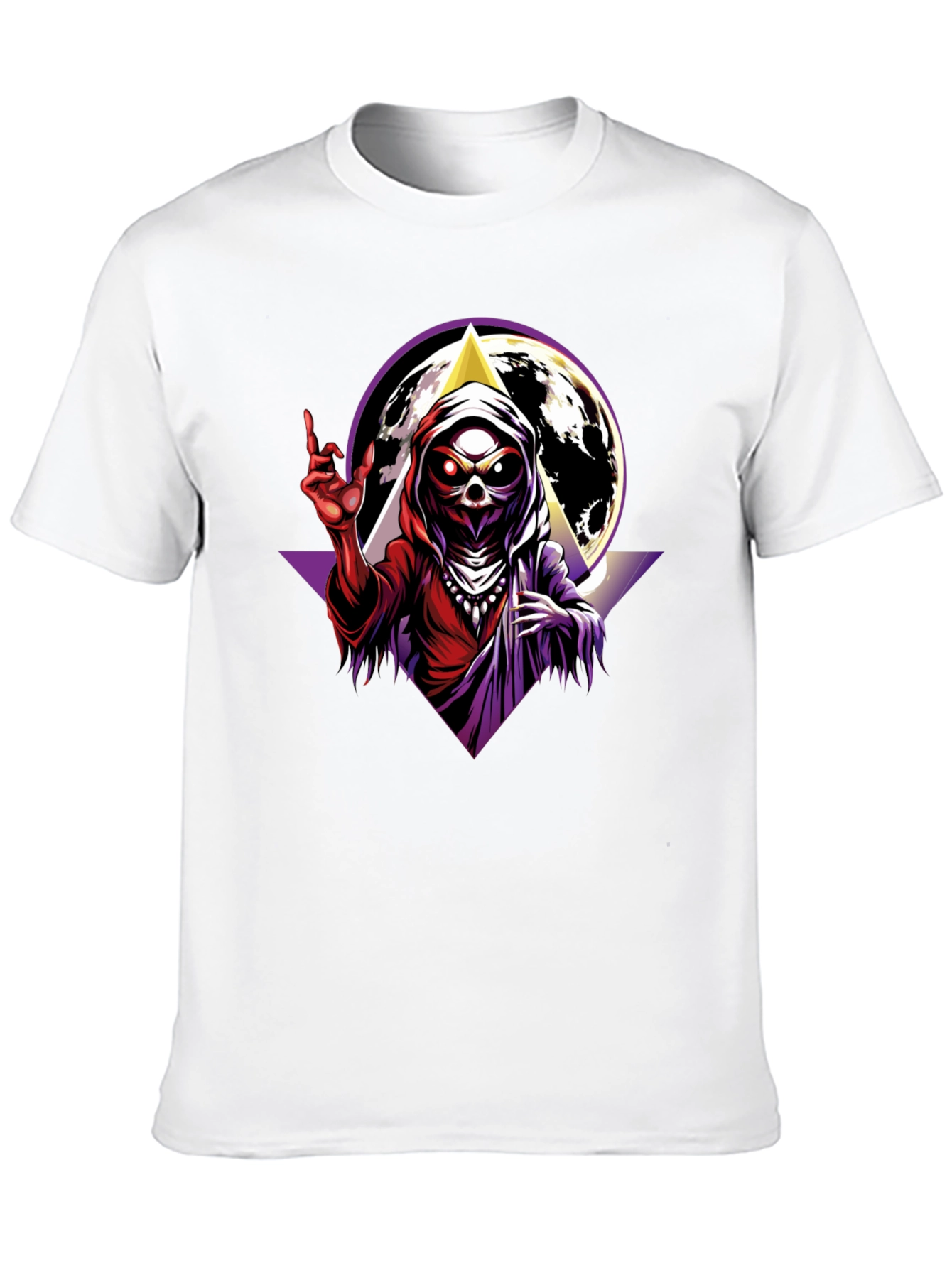 Grim Reaper Graphic T-Shirt - Black