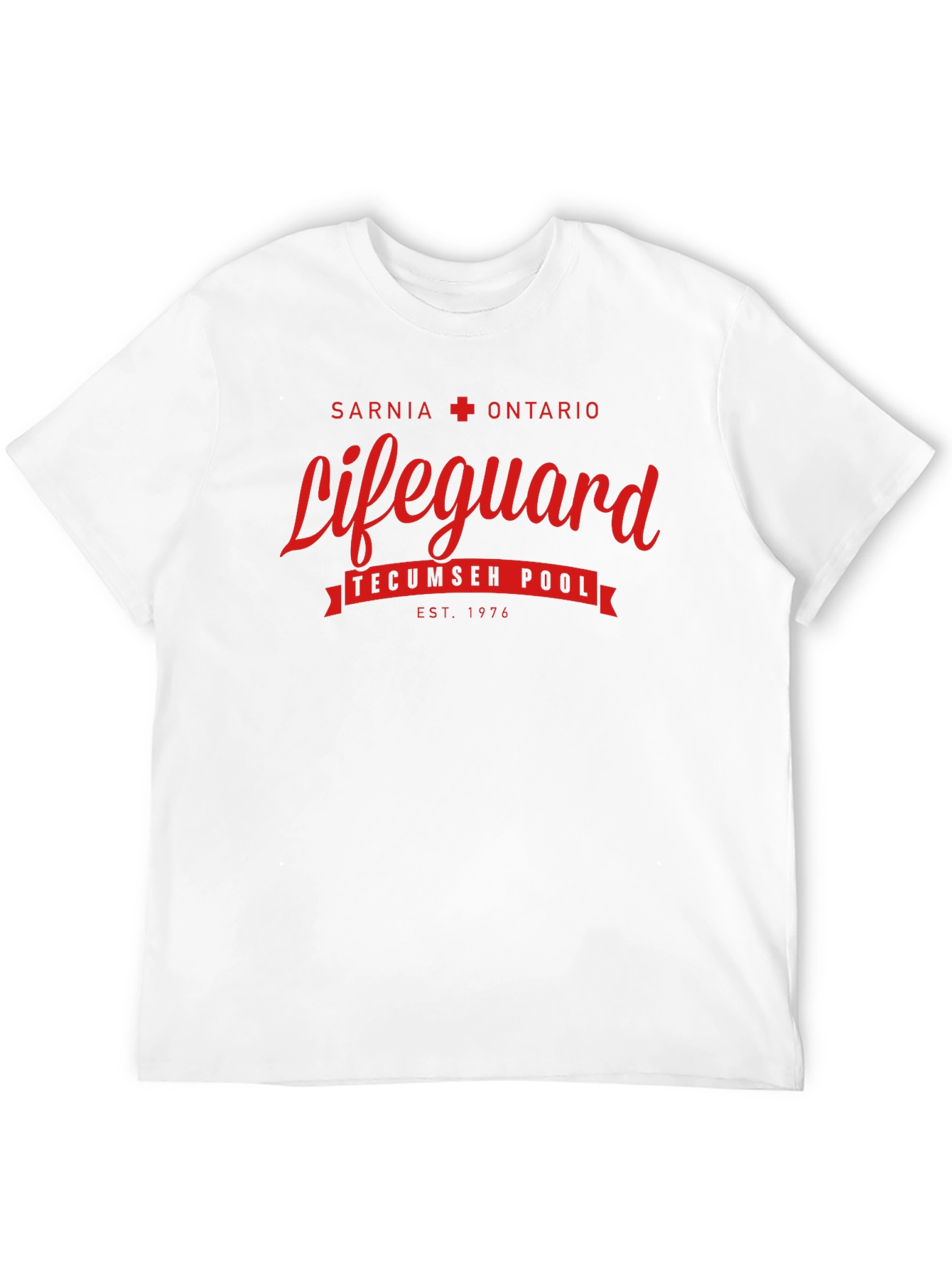 Lifeguard Tecumseh Pool T-Shirt - Sarnia Ontario Est. 1976