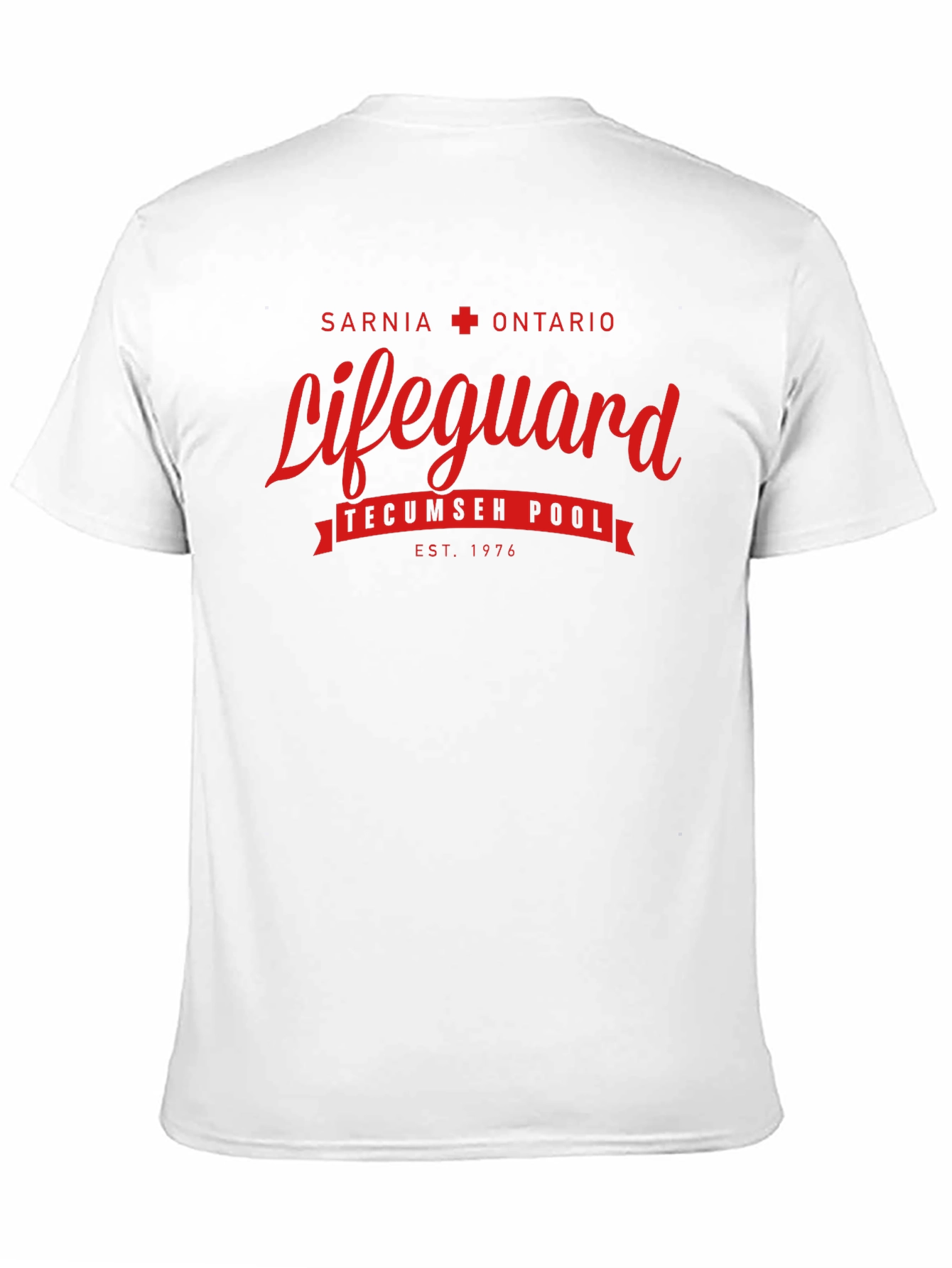 Lifeguard Tecumseh Pool T-Shirt - Sarnia Ontario Est. 1976