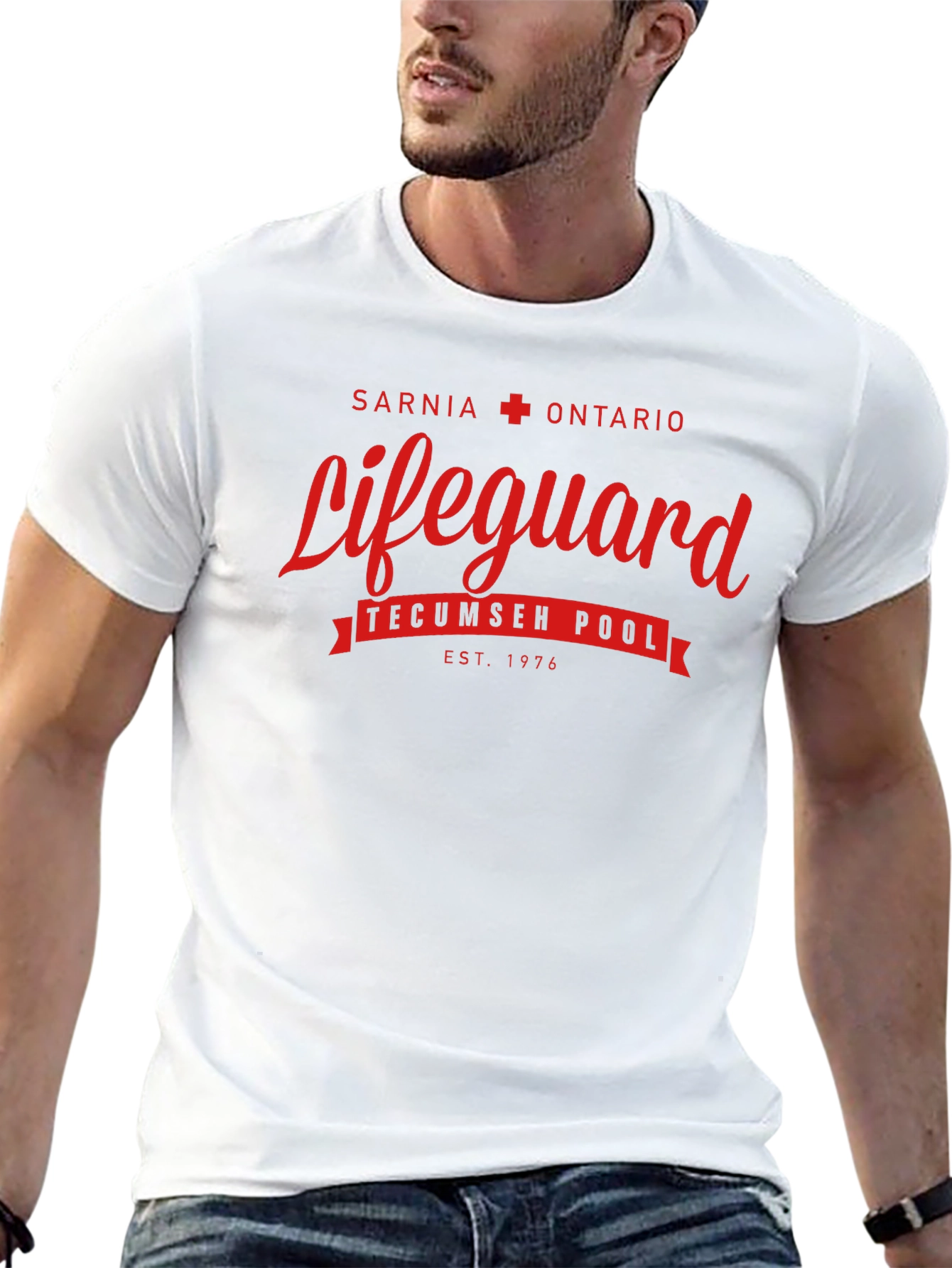 Lifeguard Tecumseh Pool T-Shirt - Sarnia Ontario Est. 1976