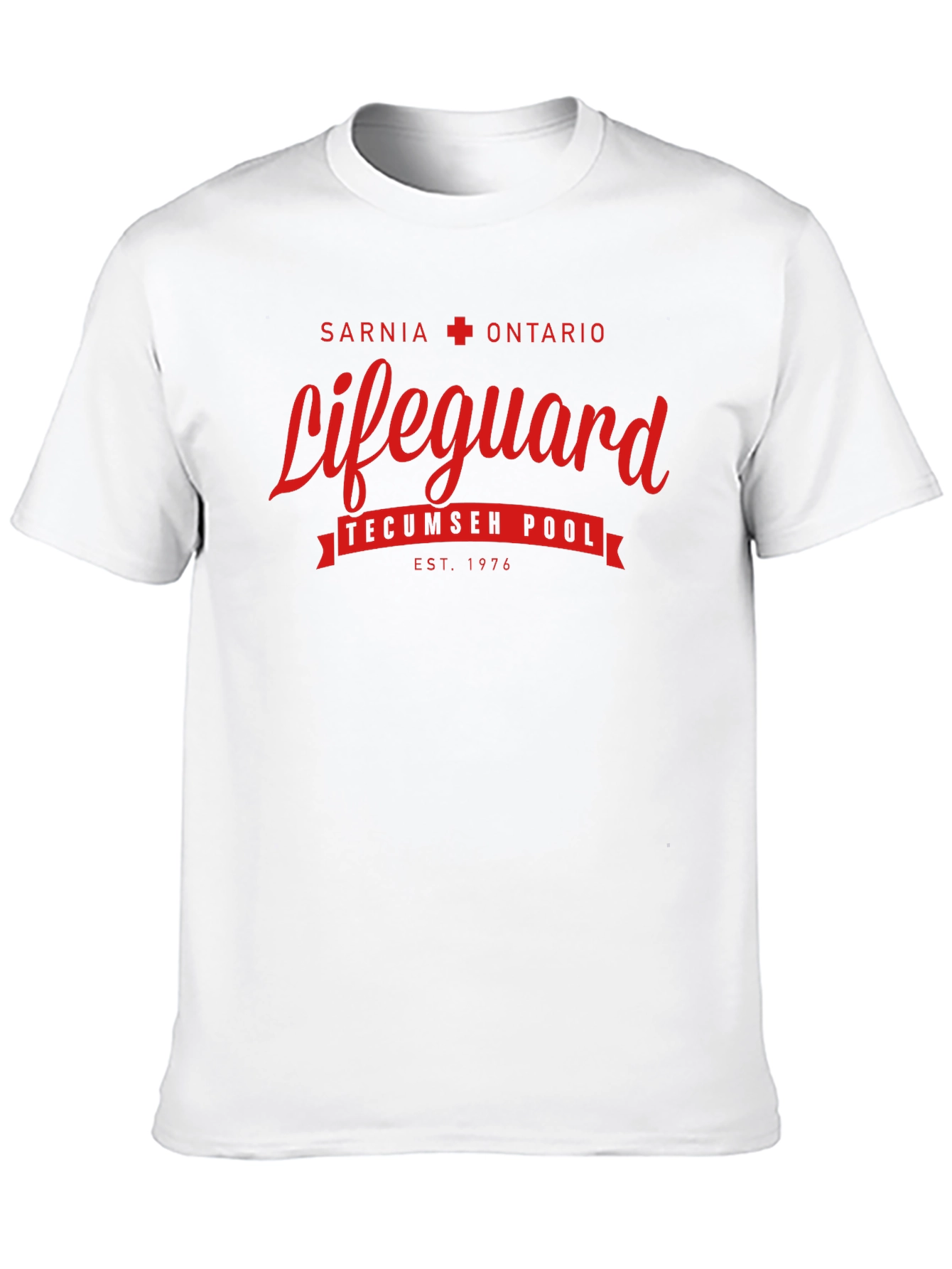 Lifeguard Tecumseh Pool T-Shirt - Sarnia Ontario Est. 1976