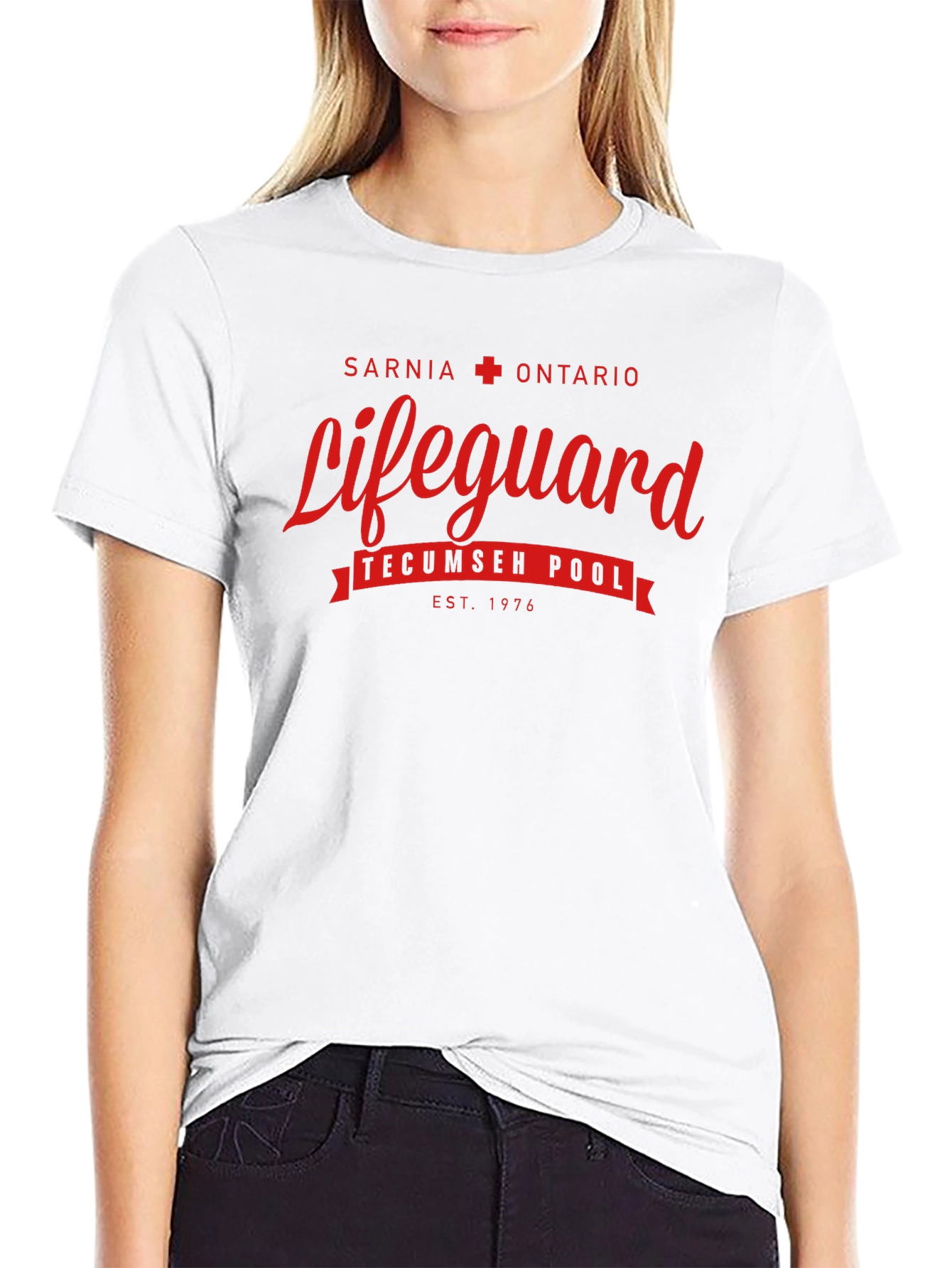 Lifeguard Tecumseh Pool T-Shirt - Sarnia Ontario Est. 1976