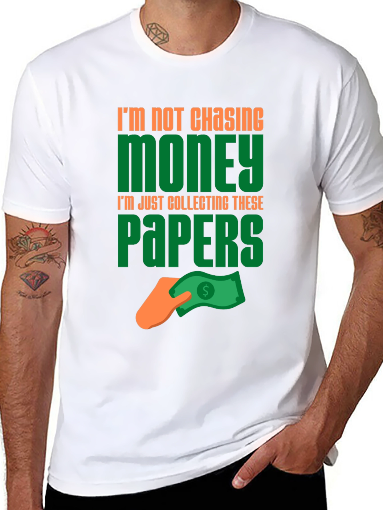 Funny Money Collecting Graphic T-Shirt
