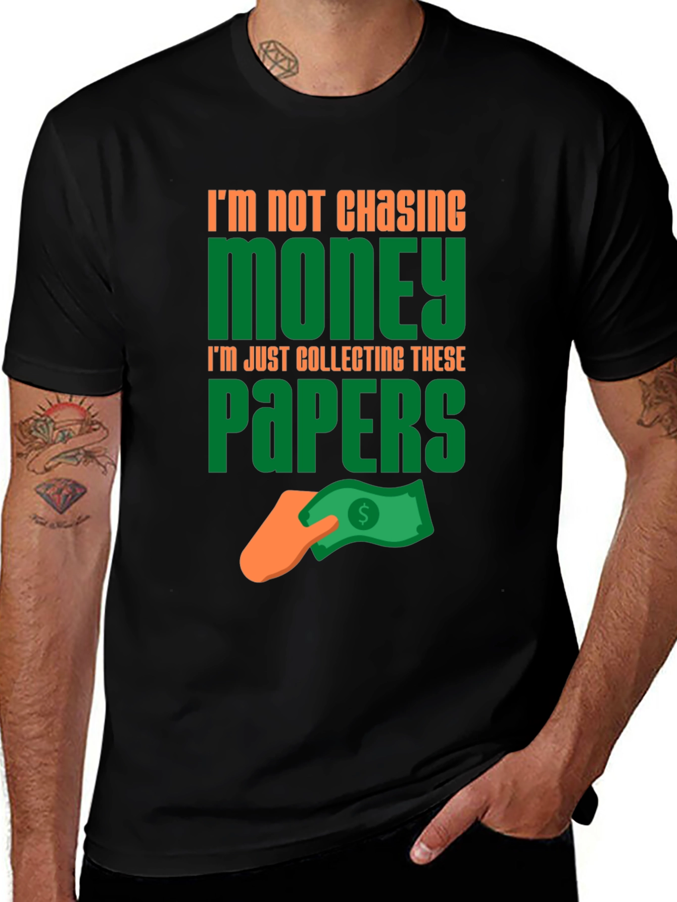Funny Money Collecting Graphic T-Shirt