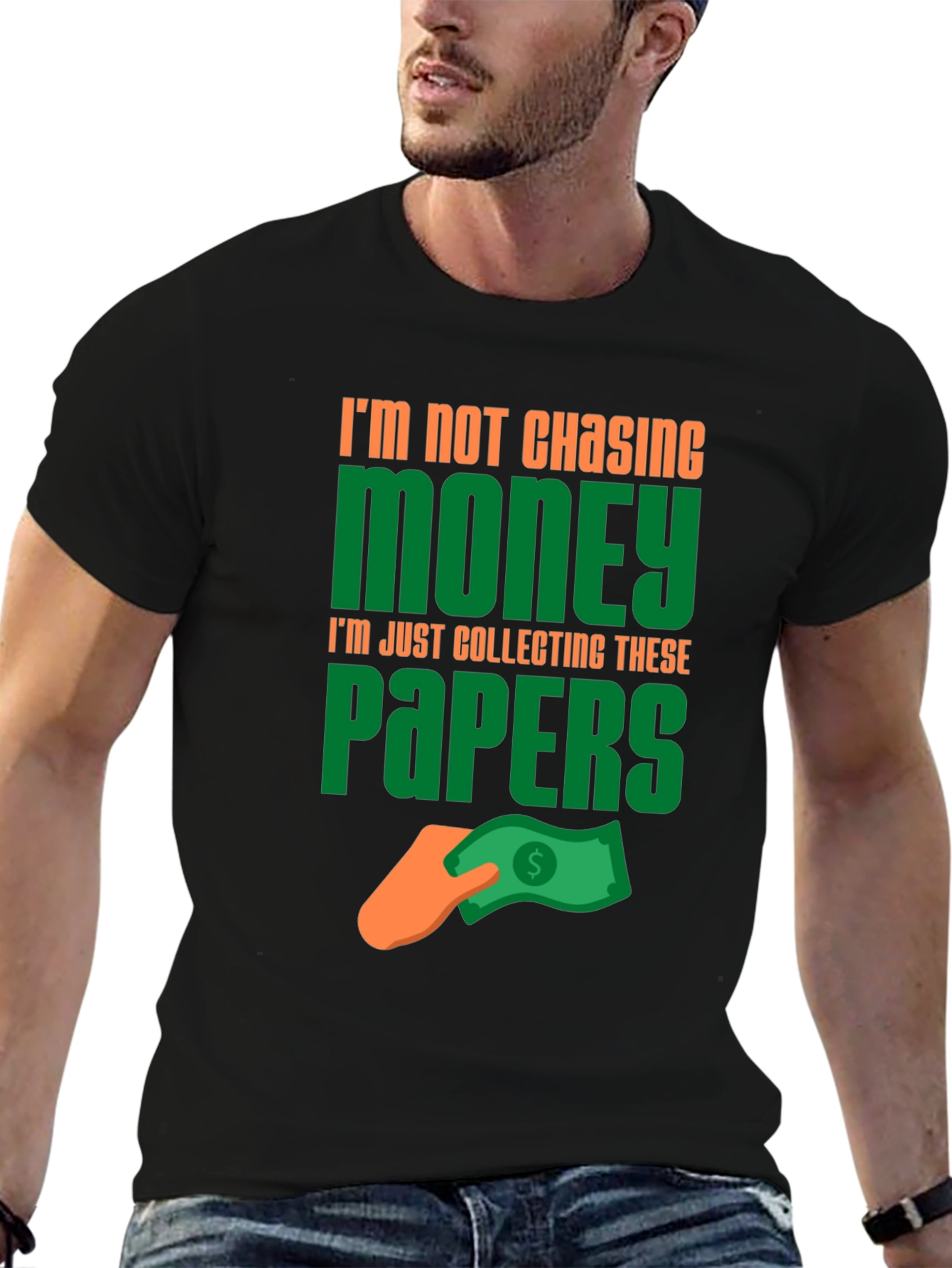 Funny Money Collecting Graphic T-Shirt