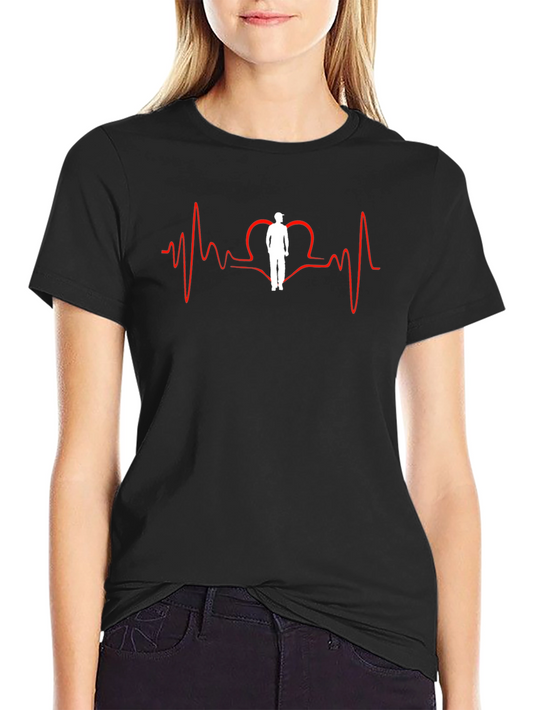 Heartbeat Golf T-Shirt - Golfers Passion