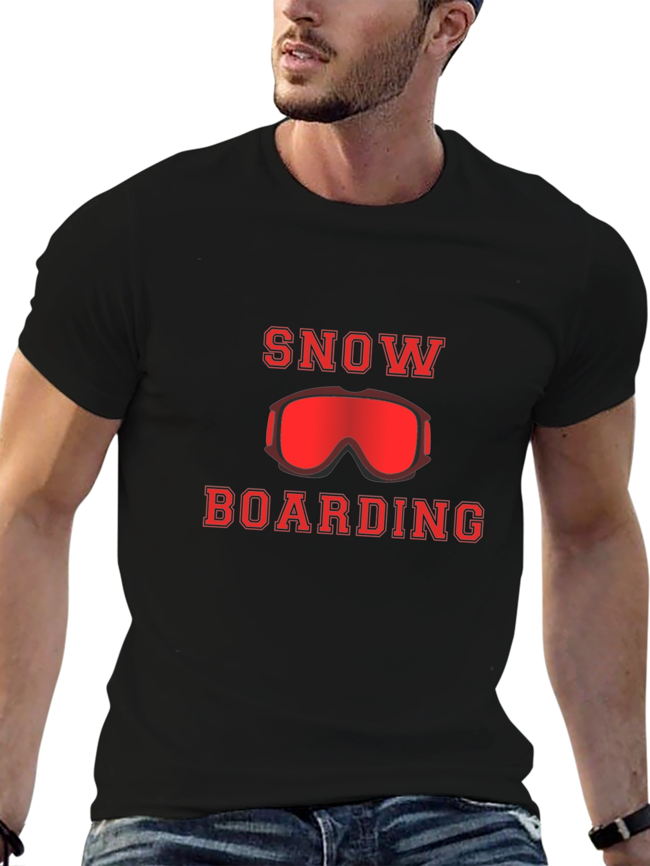 Snowboarding T-Shirt -  Sports Graphic Tee
