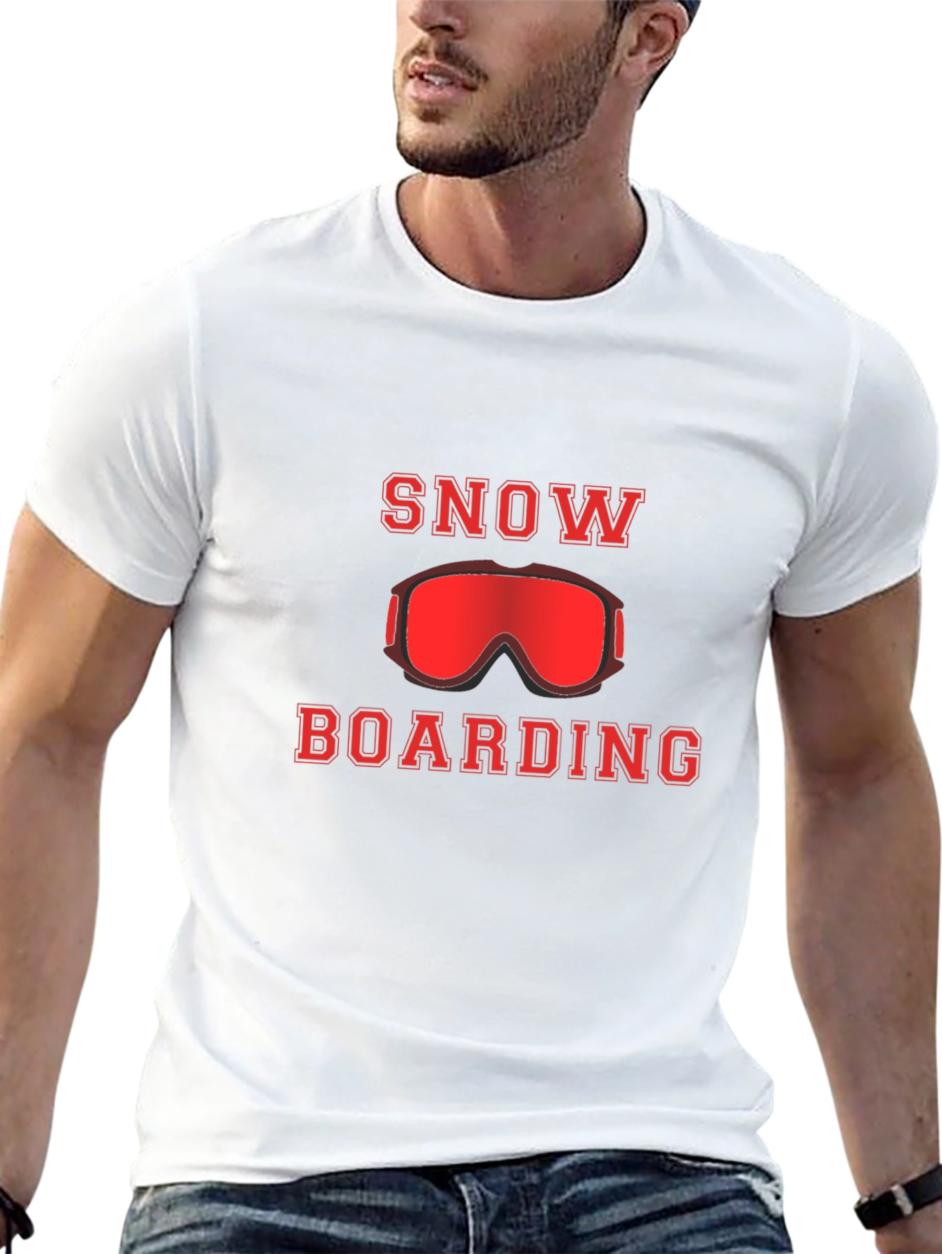 Snowboarding T-Shirt -  Sports Graphic Tee