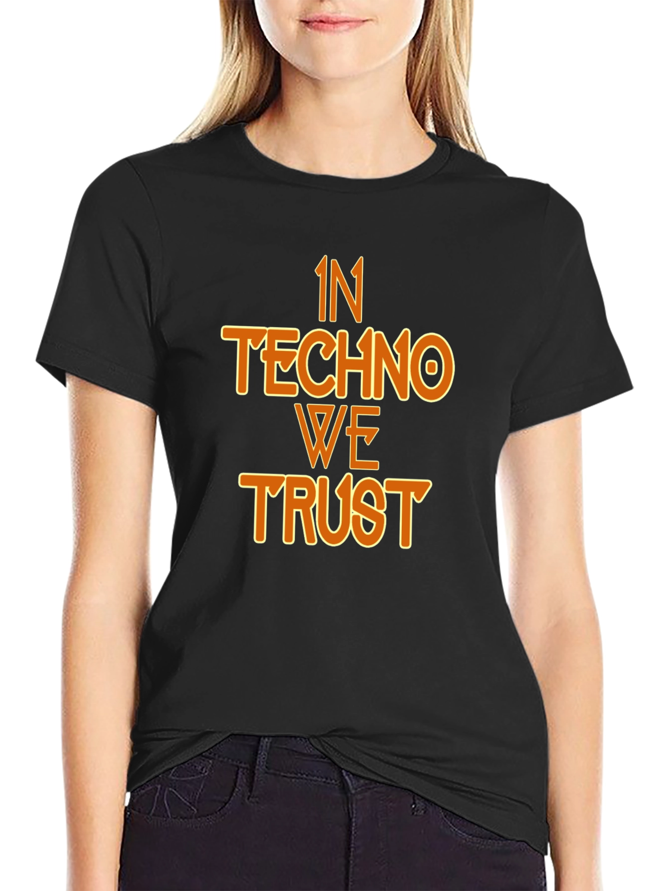 In Techno We Trust Graphic T-Shirt