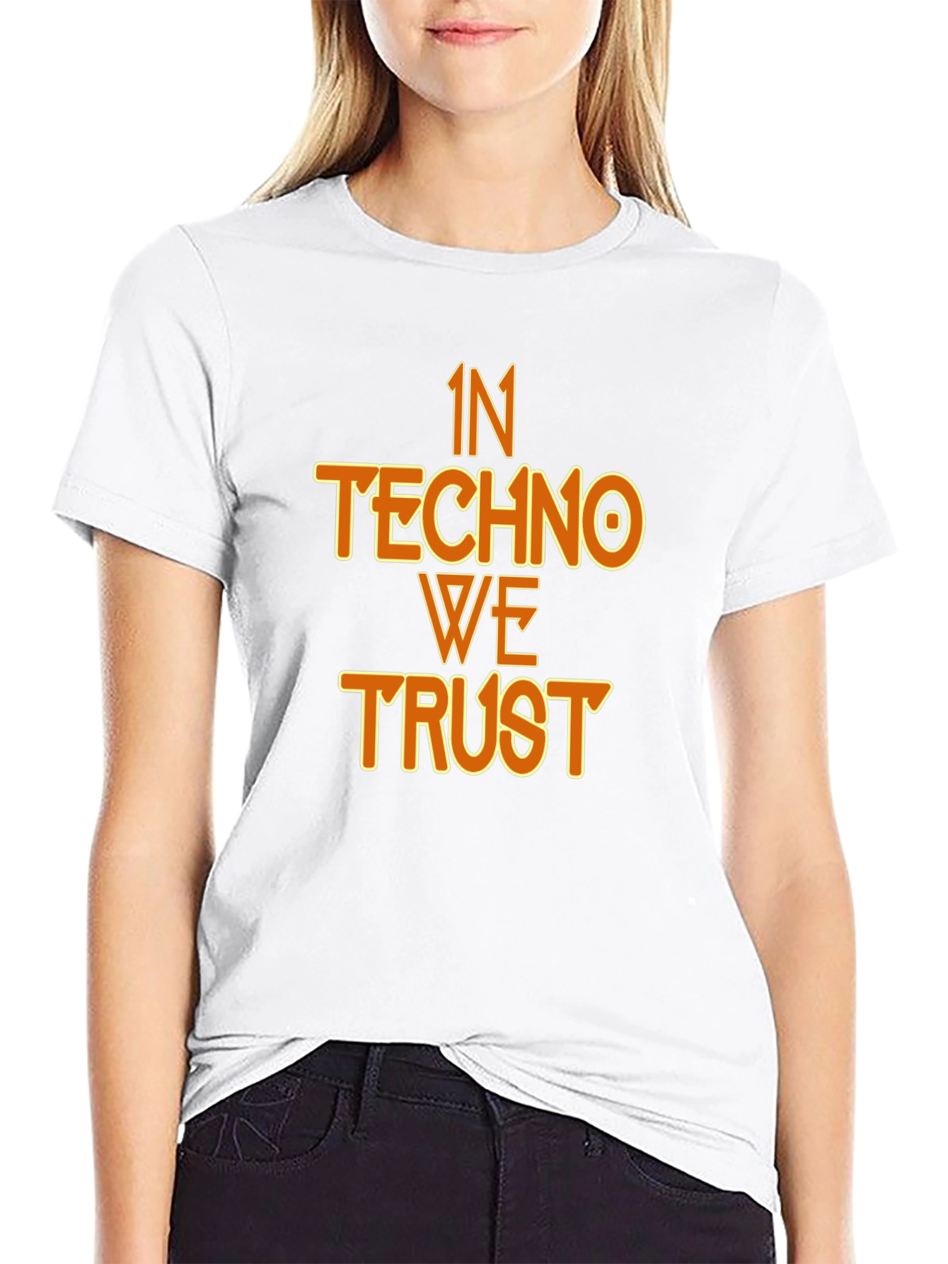 In Techno We Trust Graphic T-Shirt