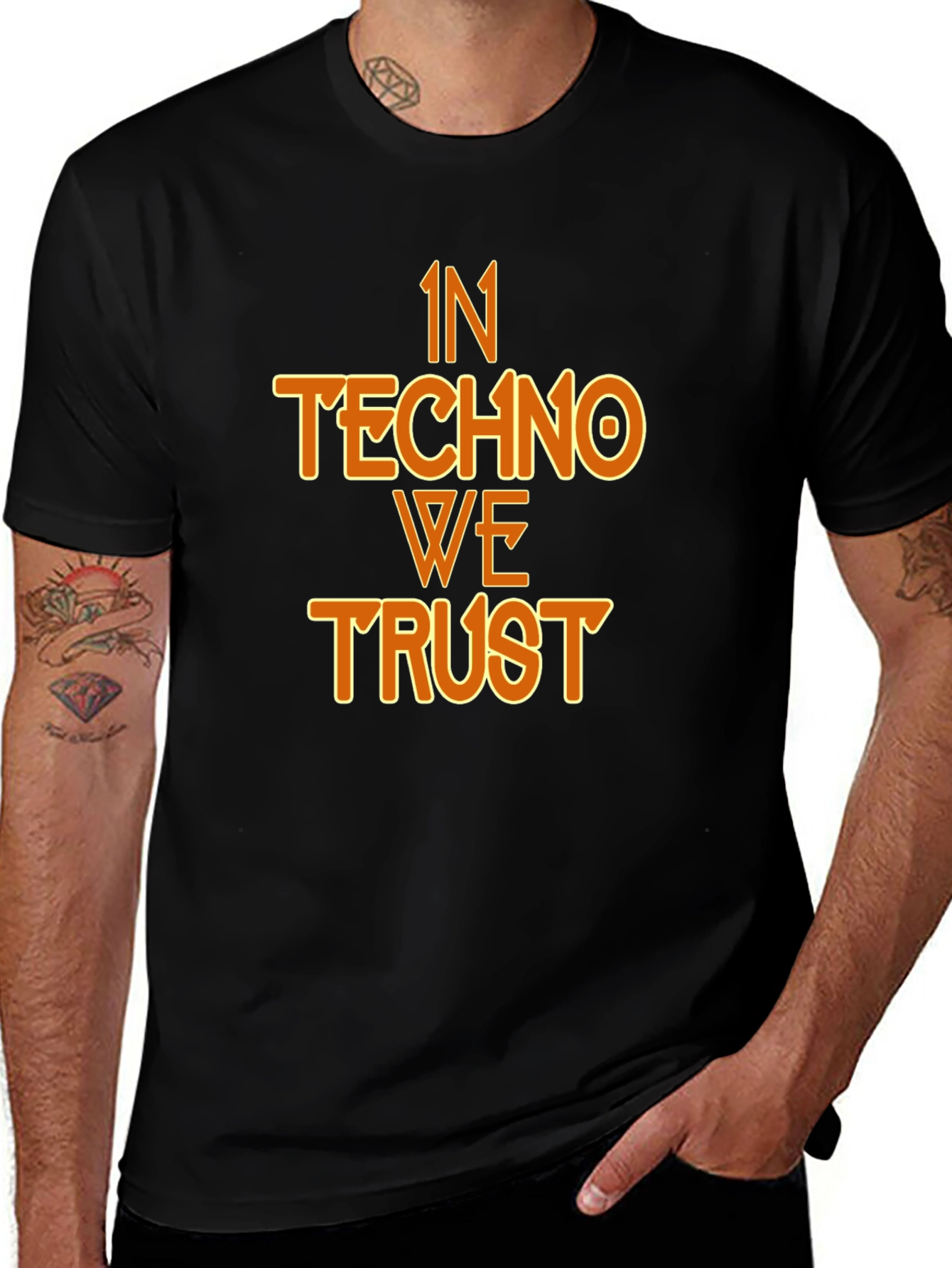 In Techno We Trust Graphic T-Shirt