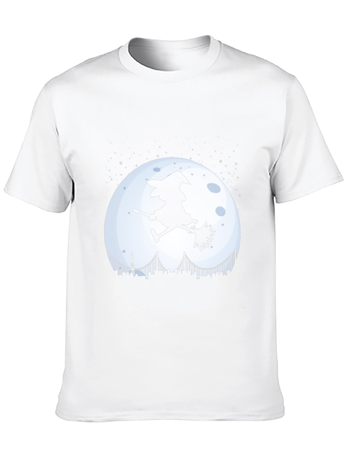 Witch Halloween Moon Graphic Tee