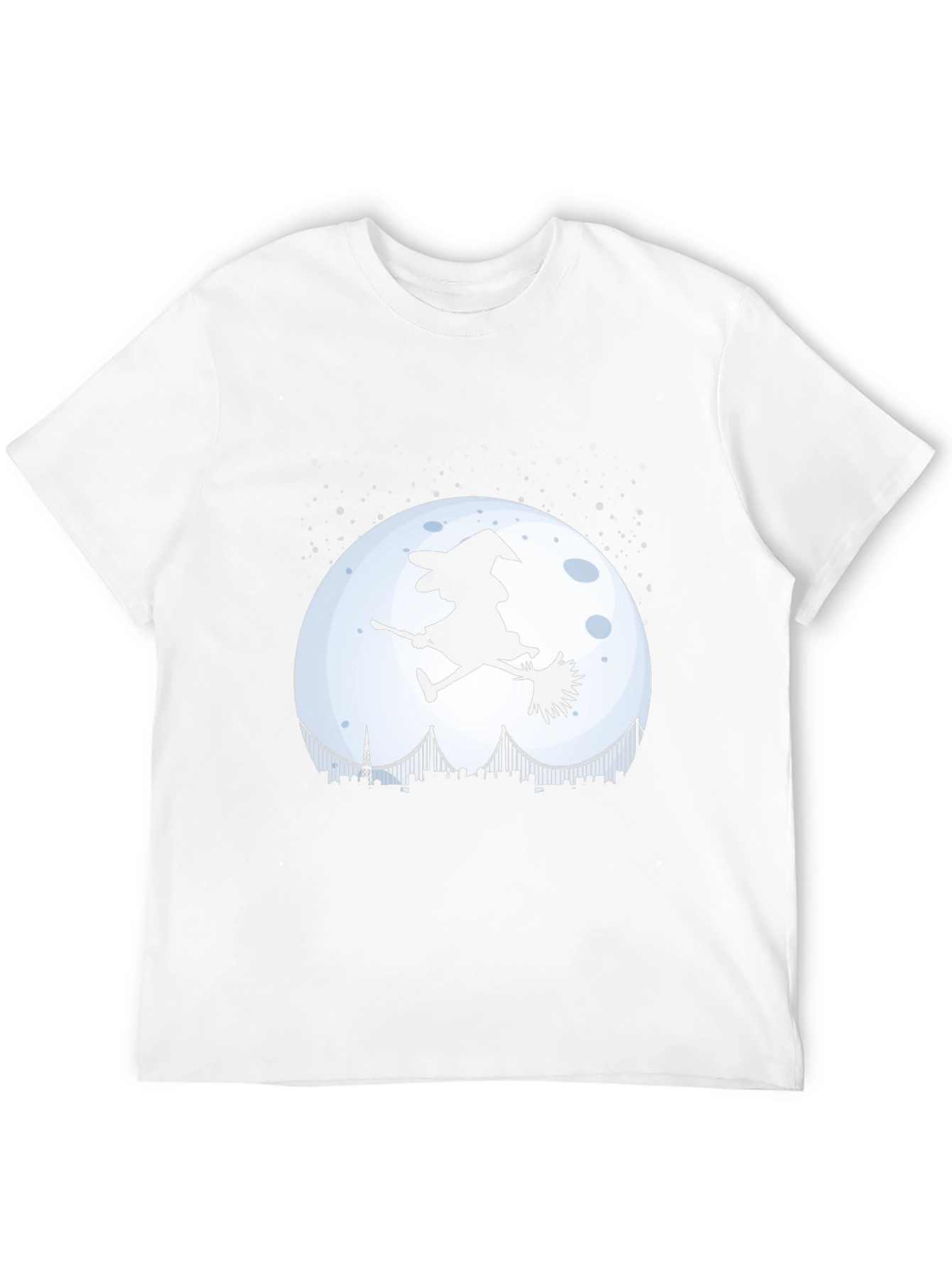 Witch Halloween Moon Graphic Tee