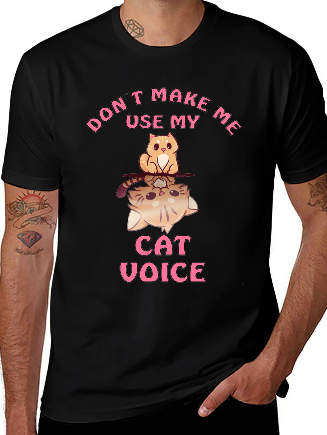 Dont Make Me Use My Cat Voice T-Shirt