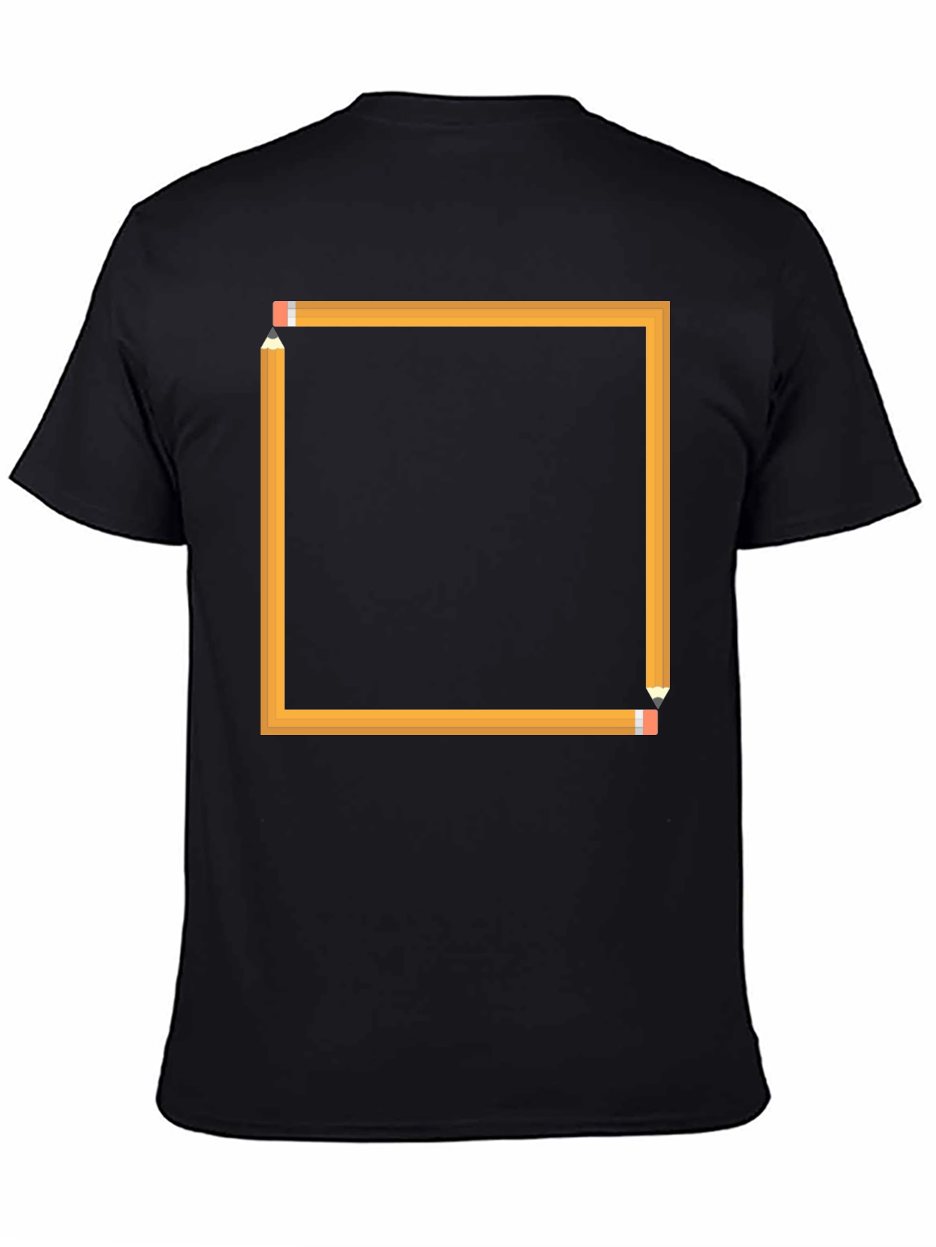Pencil Square Graphic Tee - Artsy Design