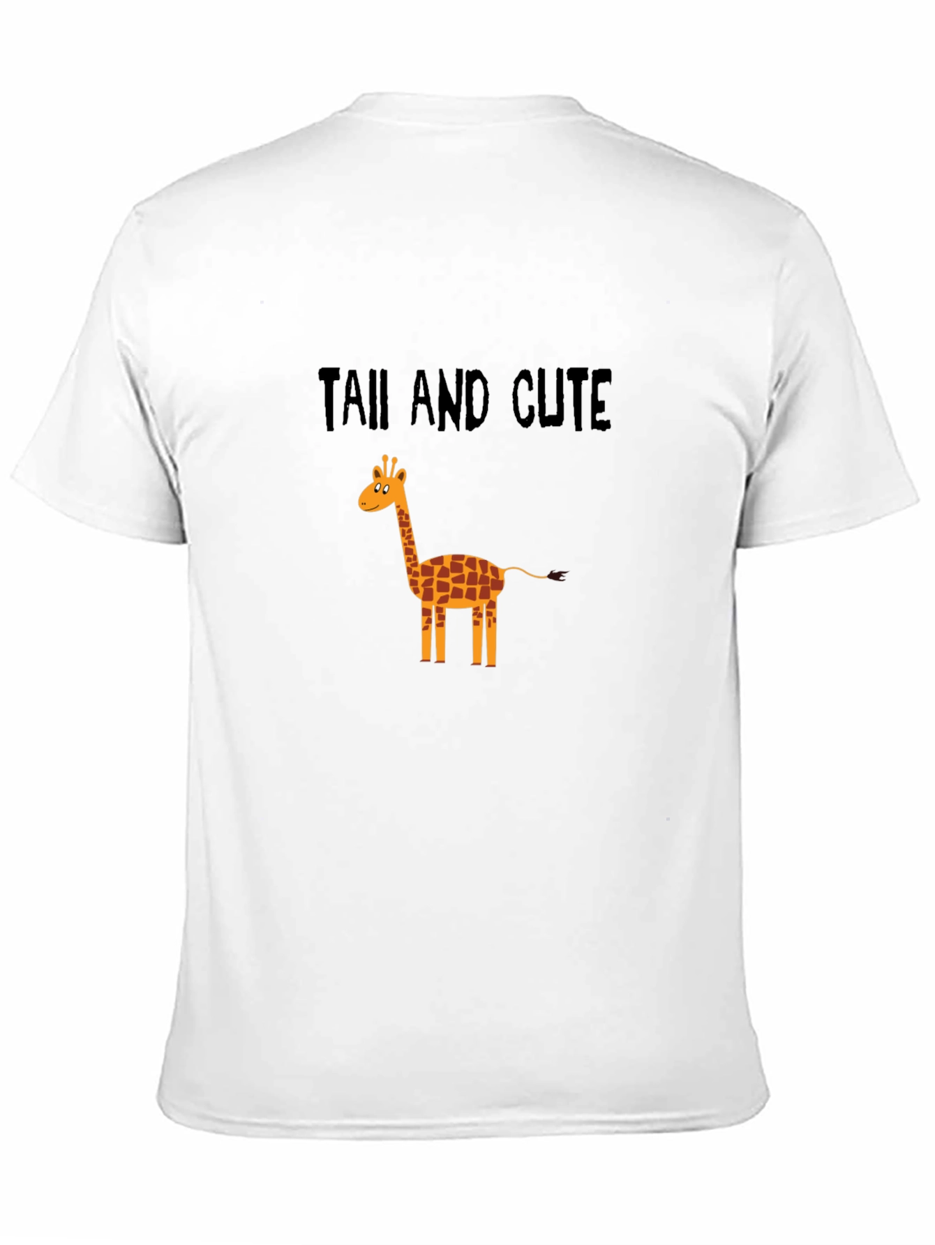 Cute Giraffe T-Shirt - Tall and Cute Design