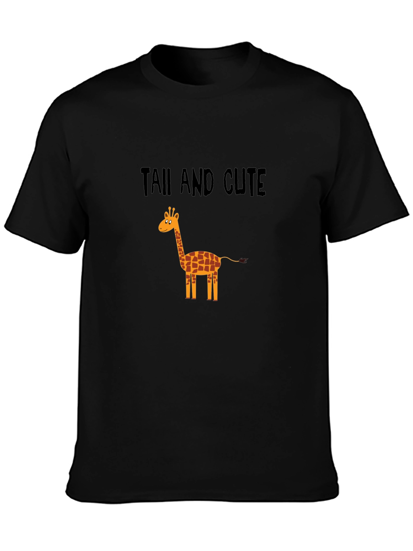Cute Giraffe T-Shirt - Tall and Cute Design