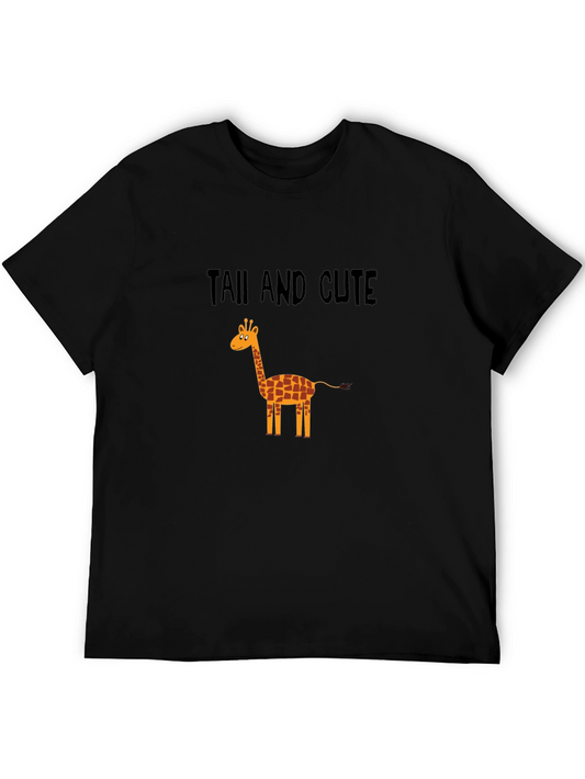 Cute Giraffe T-Shirt - Tall and Cute Design