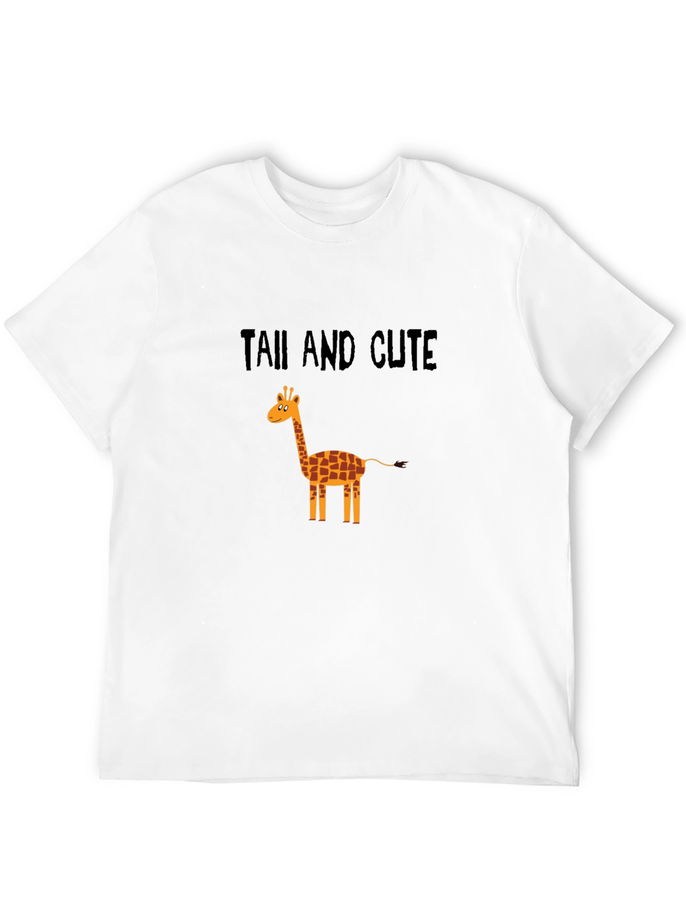 Cute Giraffe T-Shirt - Tall and Cute Design