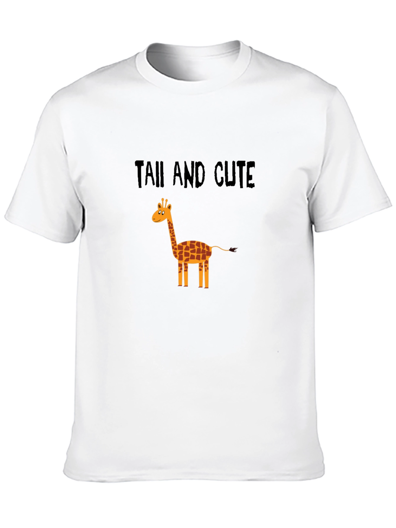Cute Giraffe T-Shirt - Tall and Cute Design