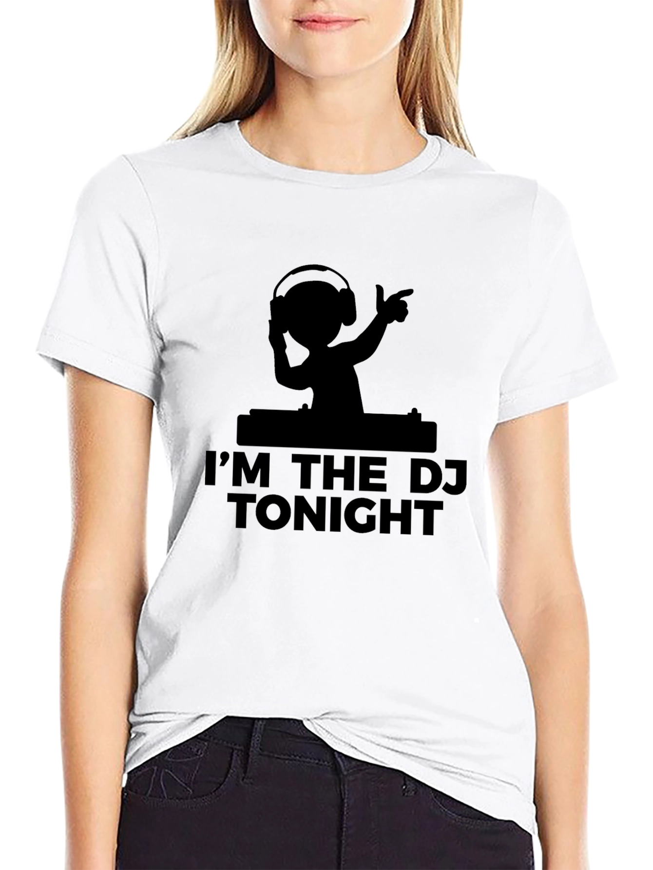 Im The DJ Tonight Black T-Shirt