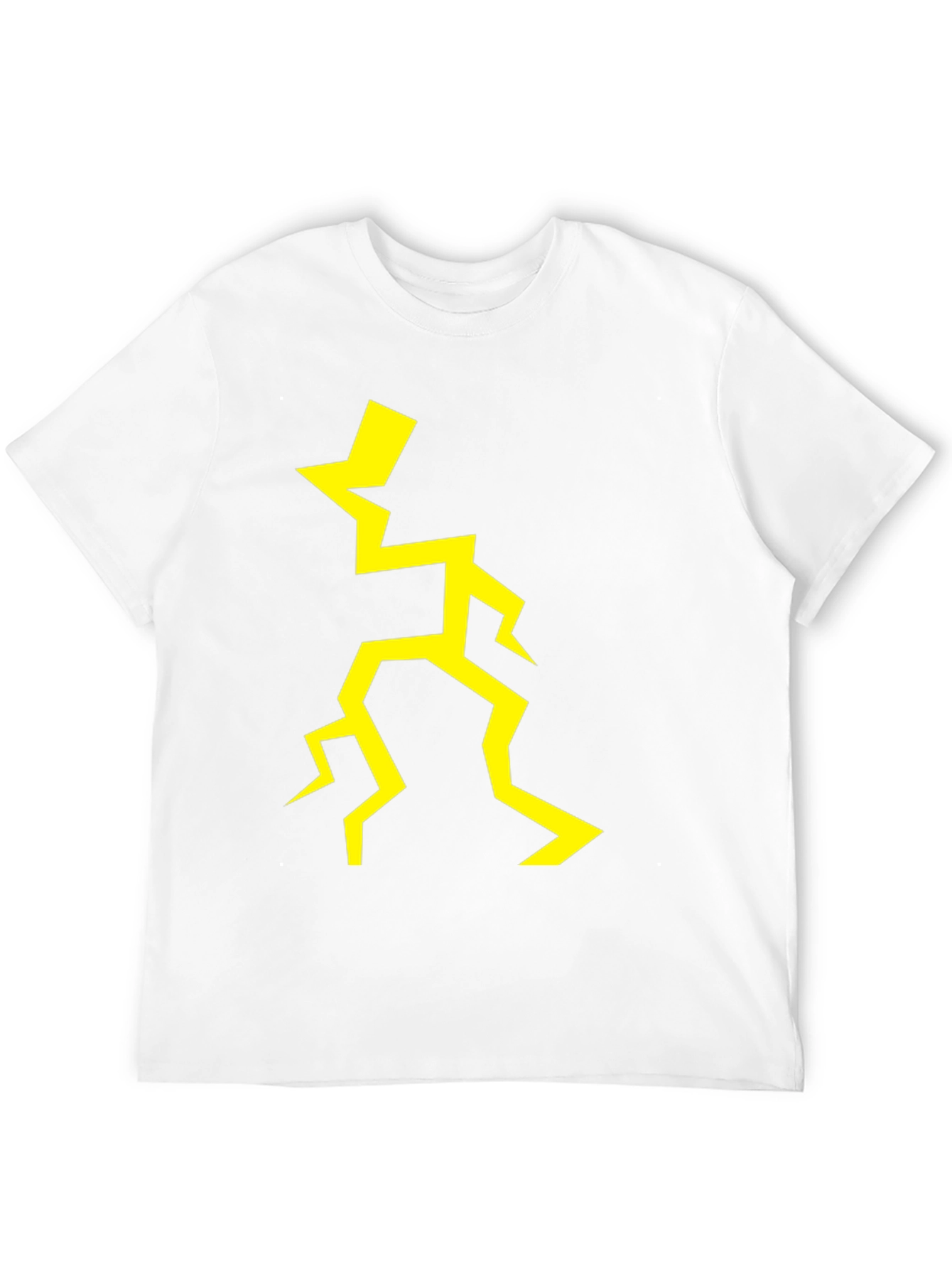 Lightning Bolt Graphic Black T-Shirt