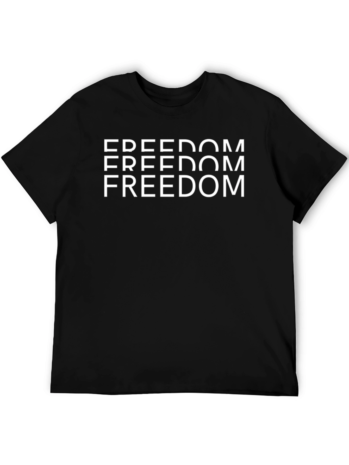 Freedom Graphic T-Shirt - Black