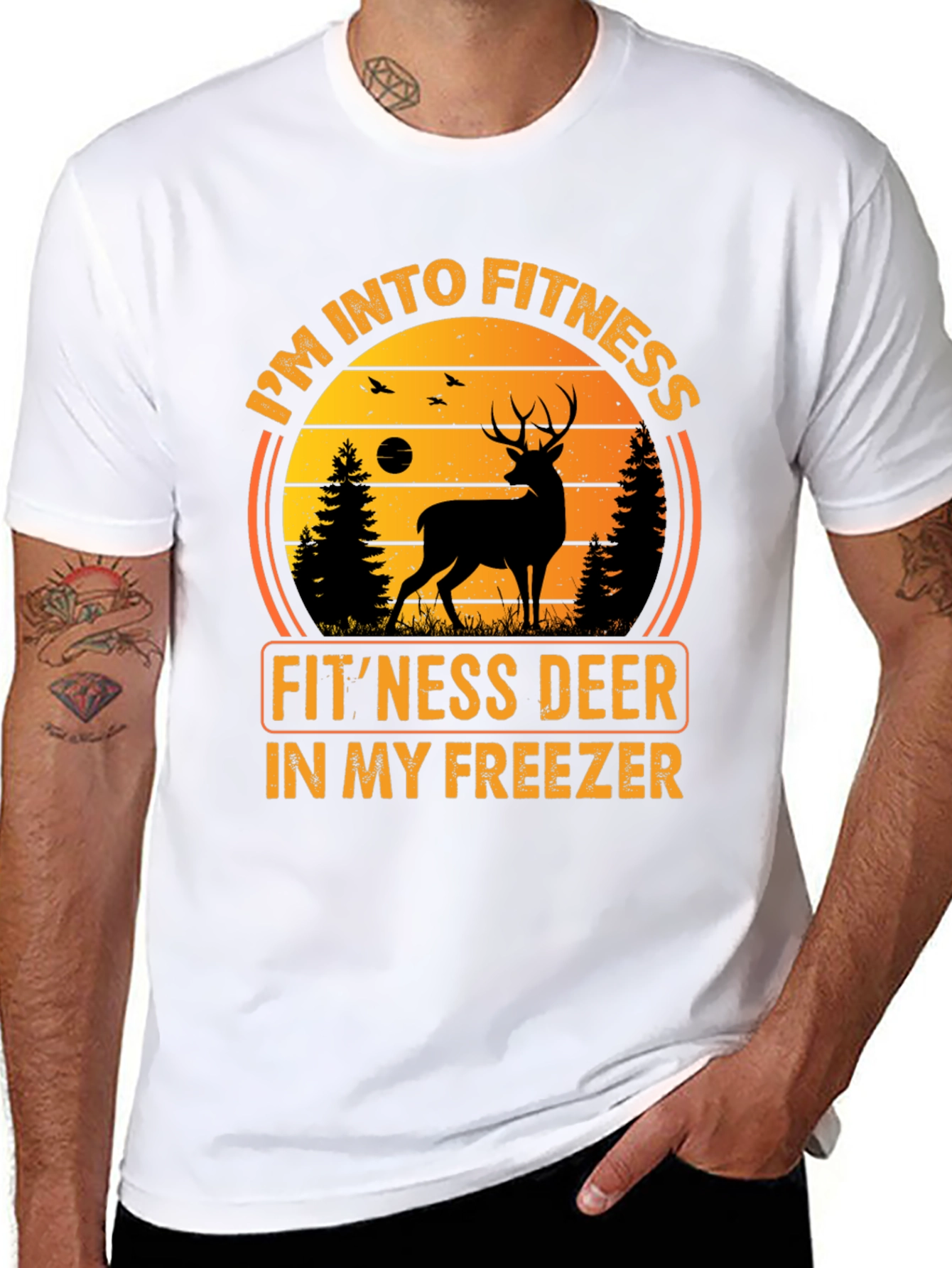 Im Into Fitness Fitness Deer T-Shirt