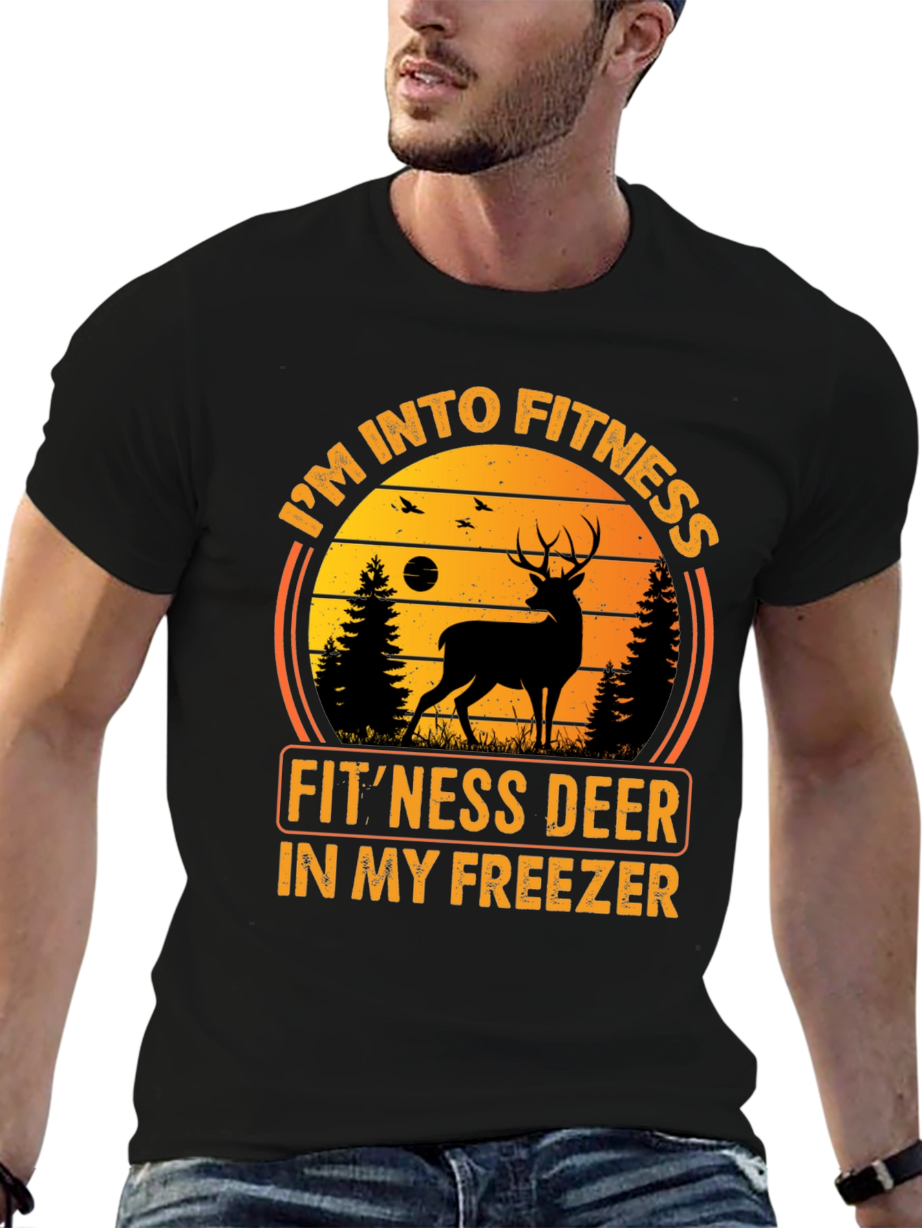 Im Into Fitness Fitness Deer T-Shirt
