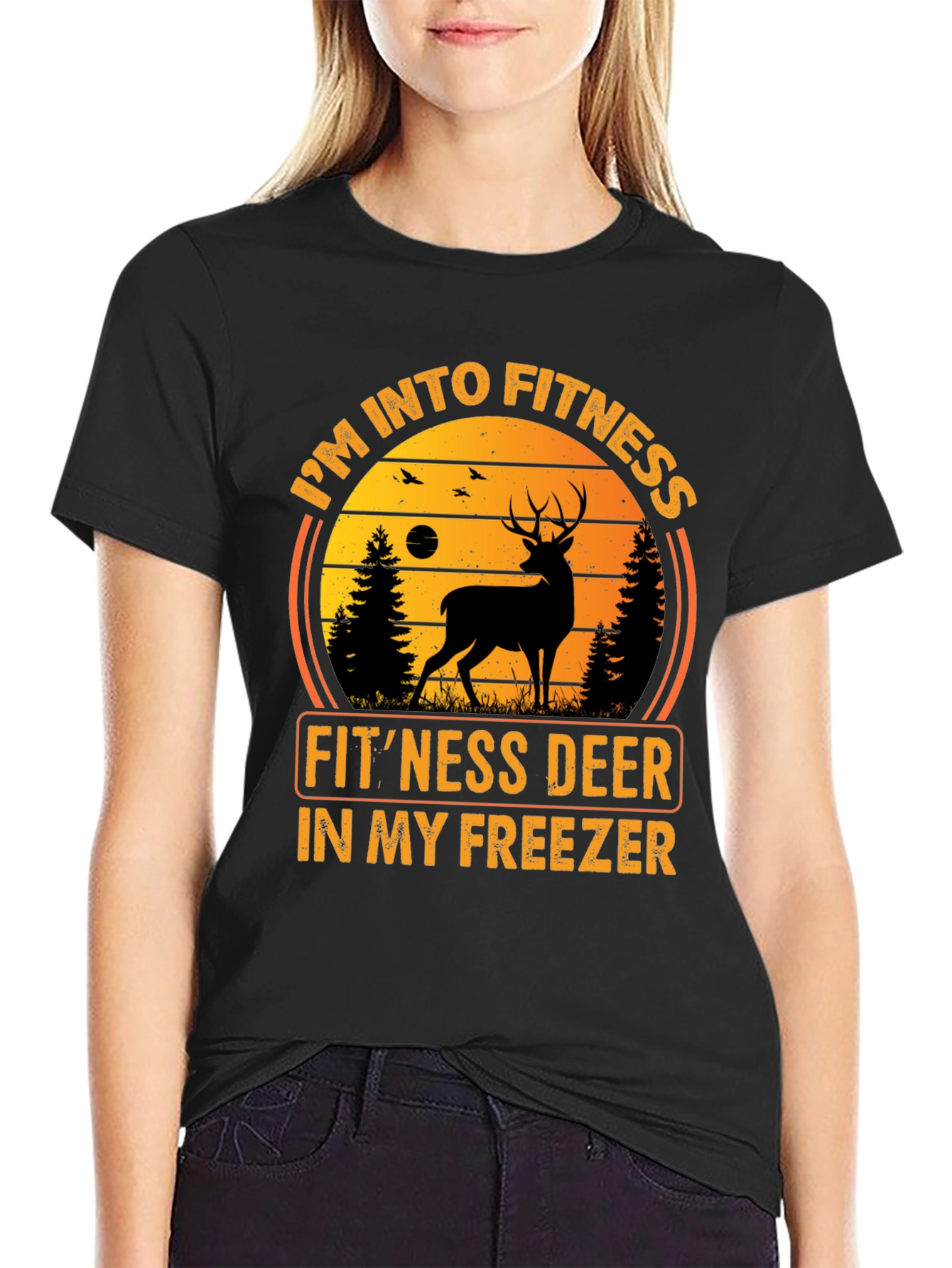 Im Into Fitness Fitness Deer T-Shirt