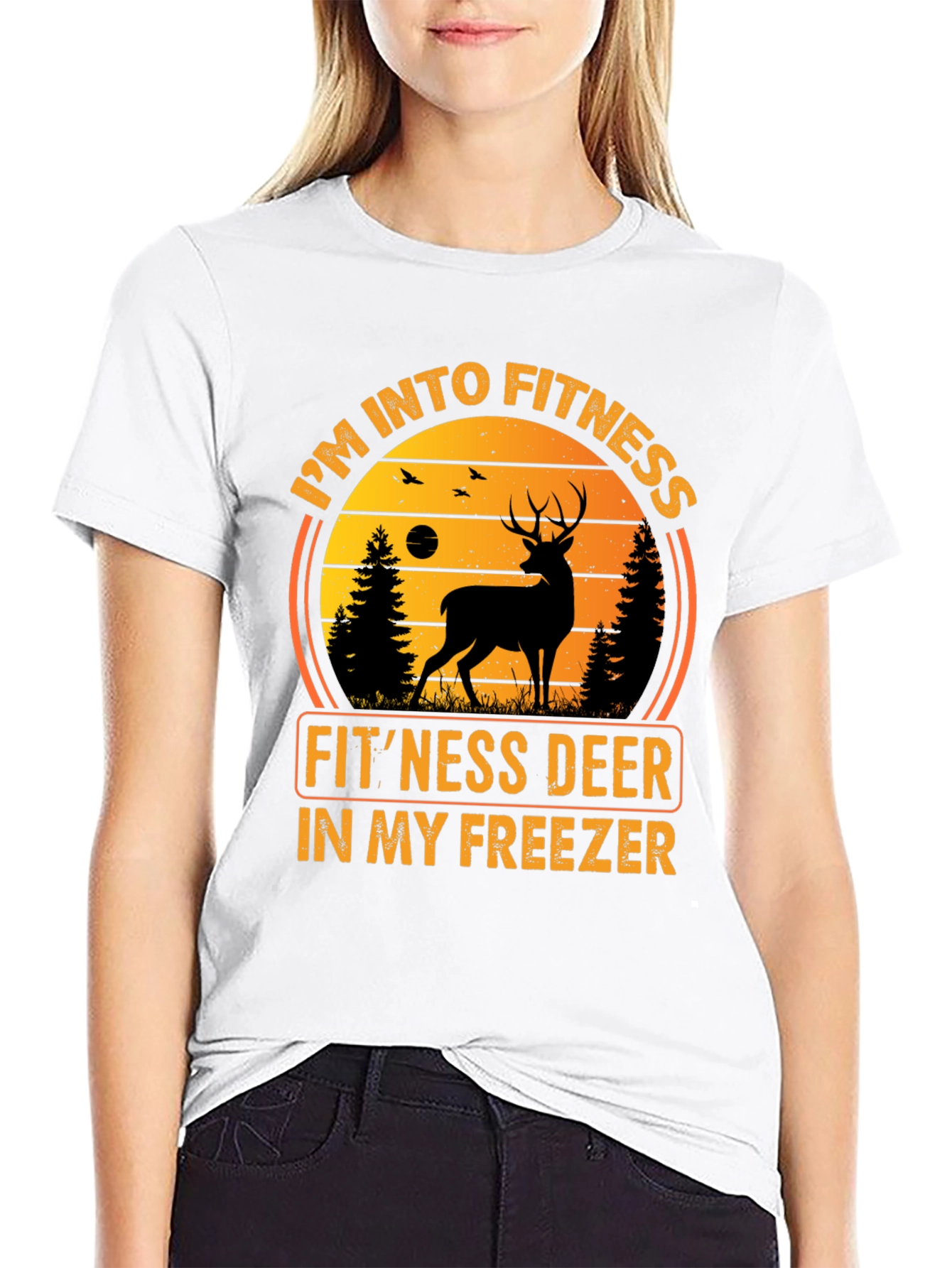Im Into Fitness Fitness Deer T-Shirt