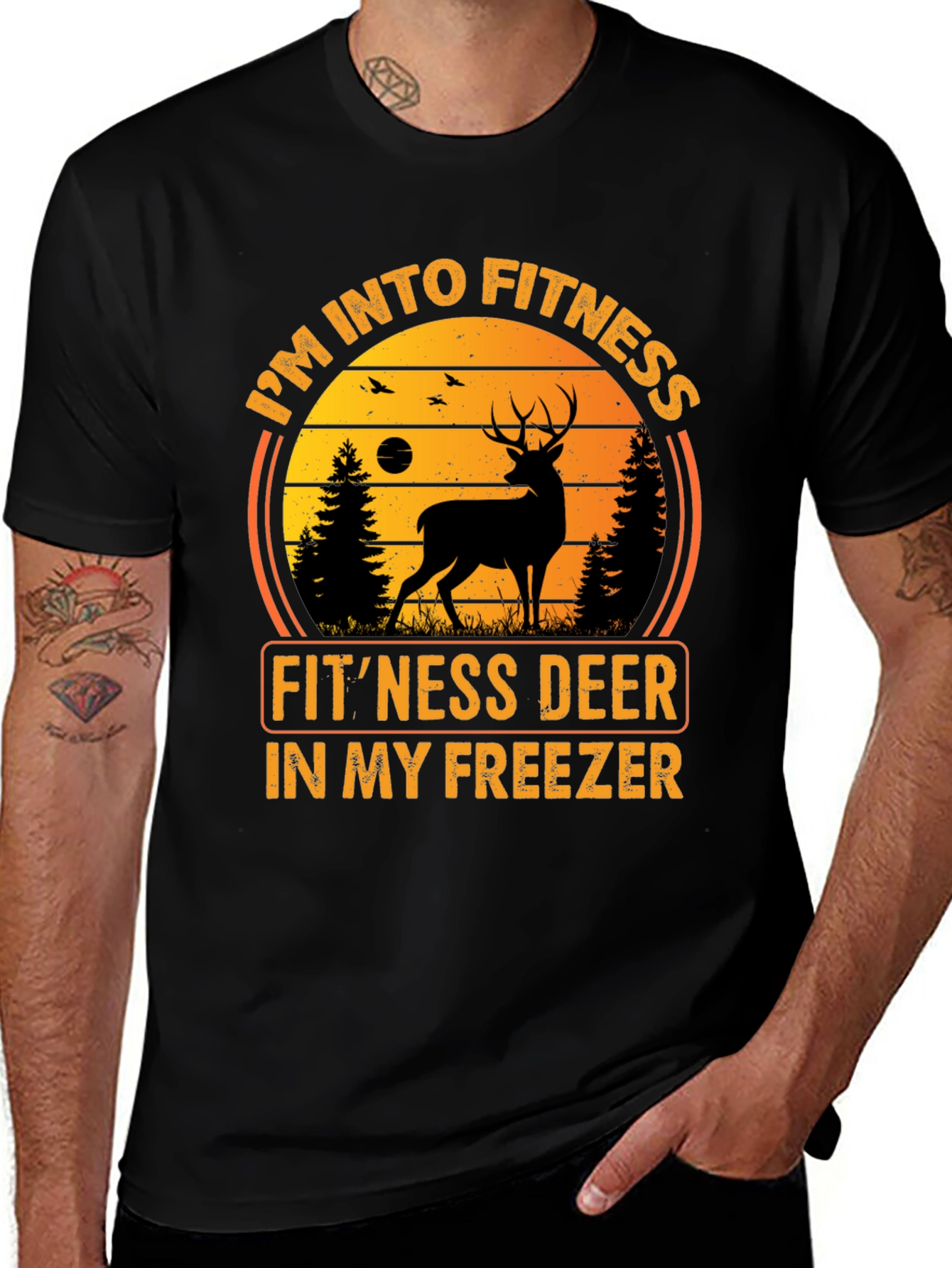 Im Into Fitness Fitness Deer T-Shirt