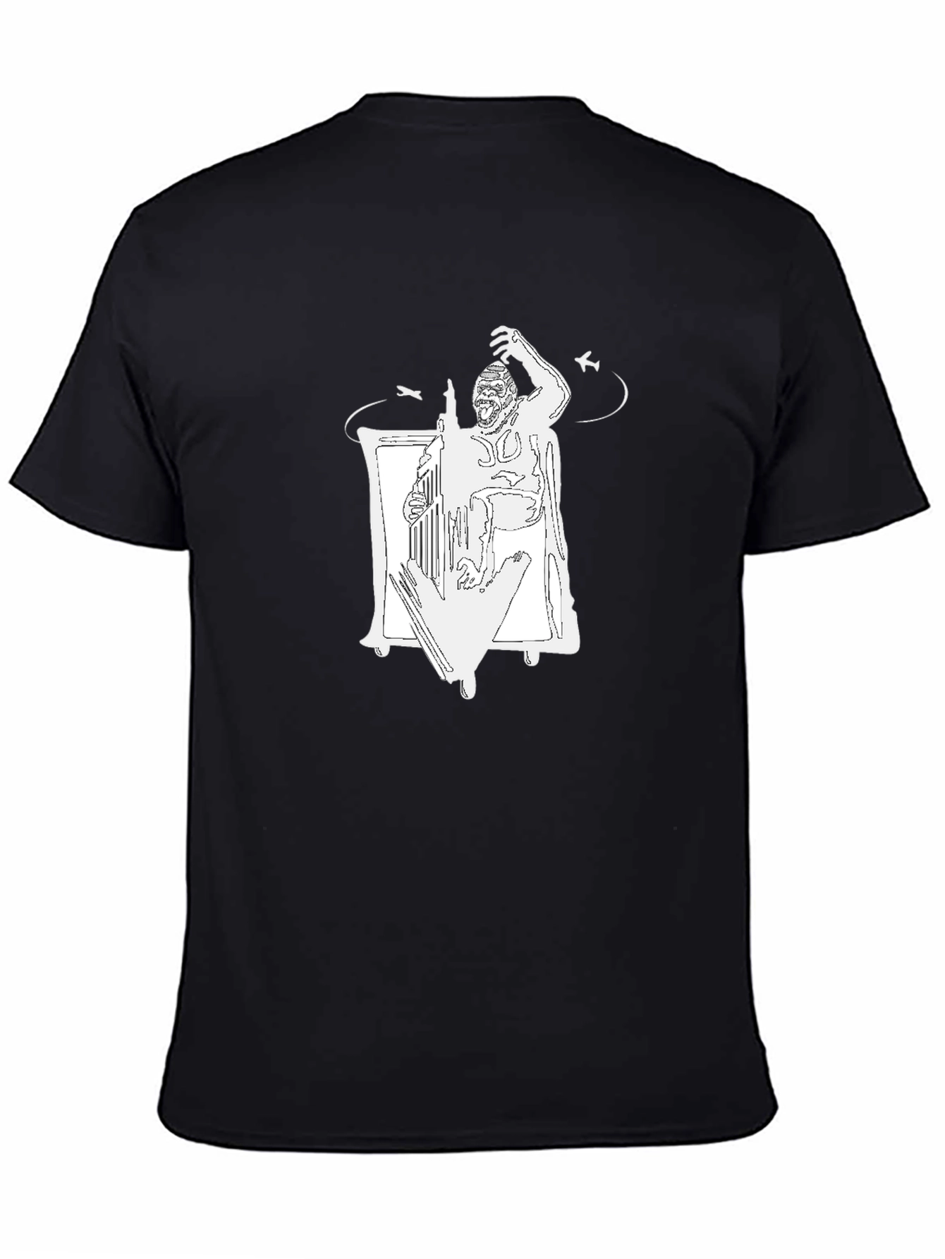Gorilla Orchestra Conductor Graphic T-Shirt