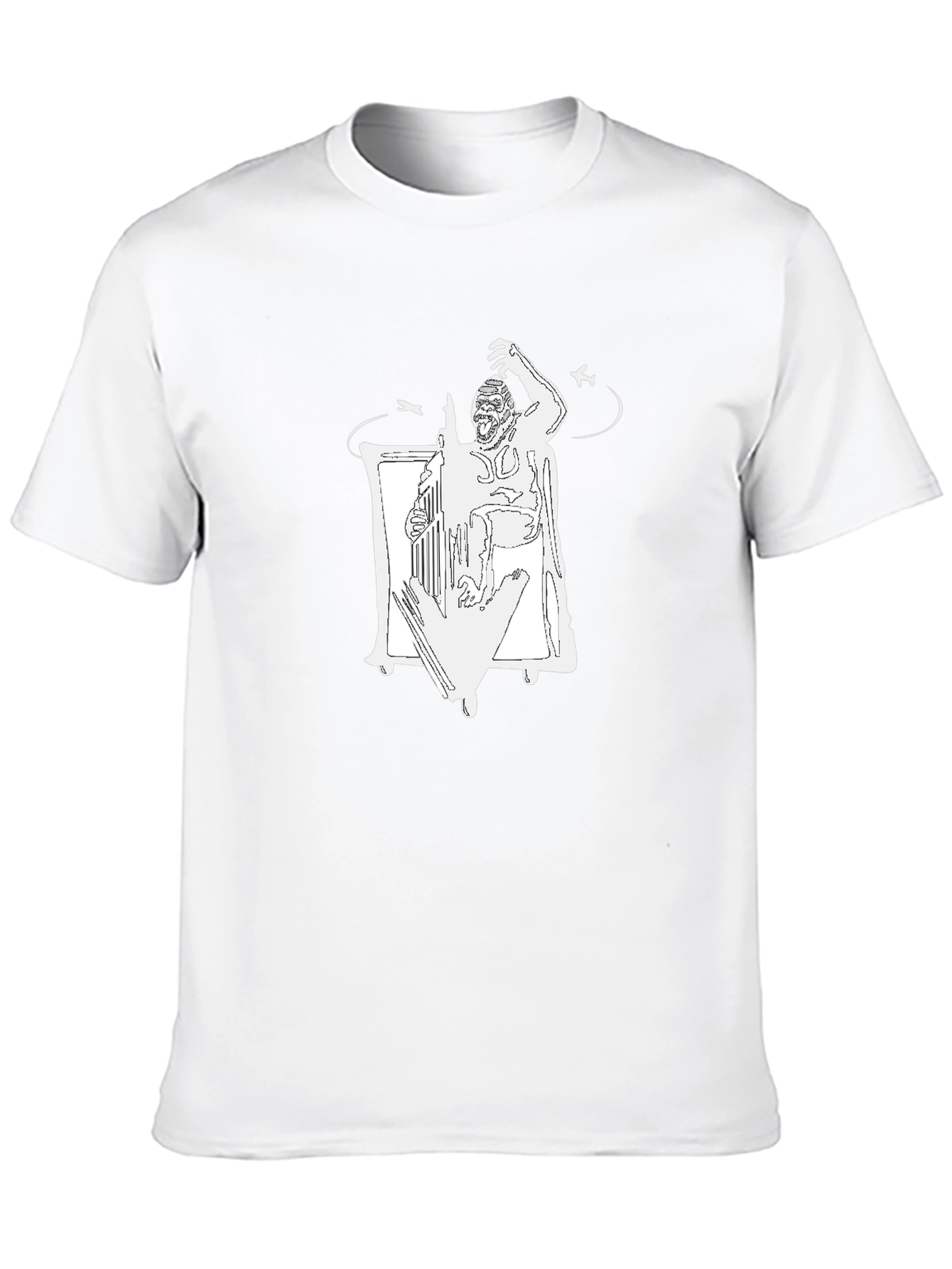 Gorilla Orchestra Conductor Graphic T-Shirt