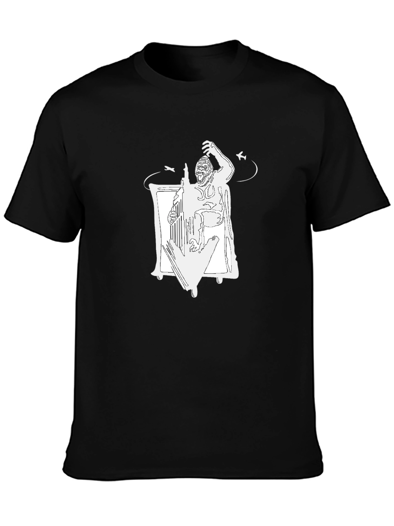Gorilla Orchestra Conductor Graphic T-Shirt